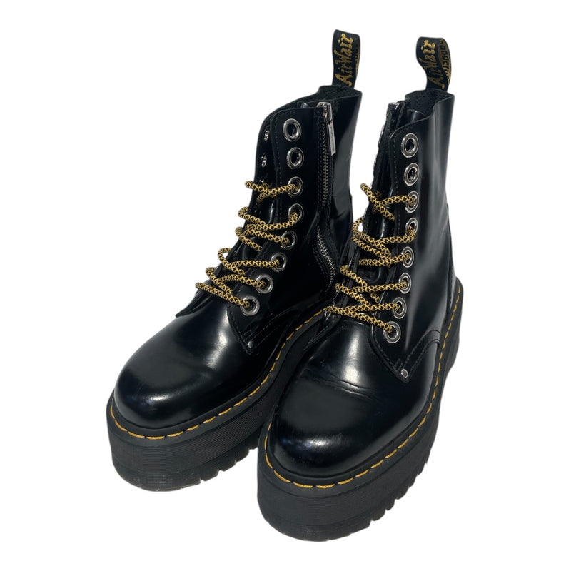 Dr.Martens/Hi-Sneakers/US 7/Leather/BLK/
