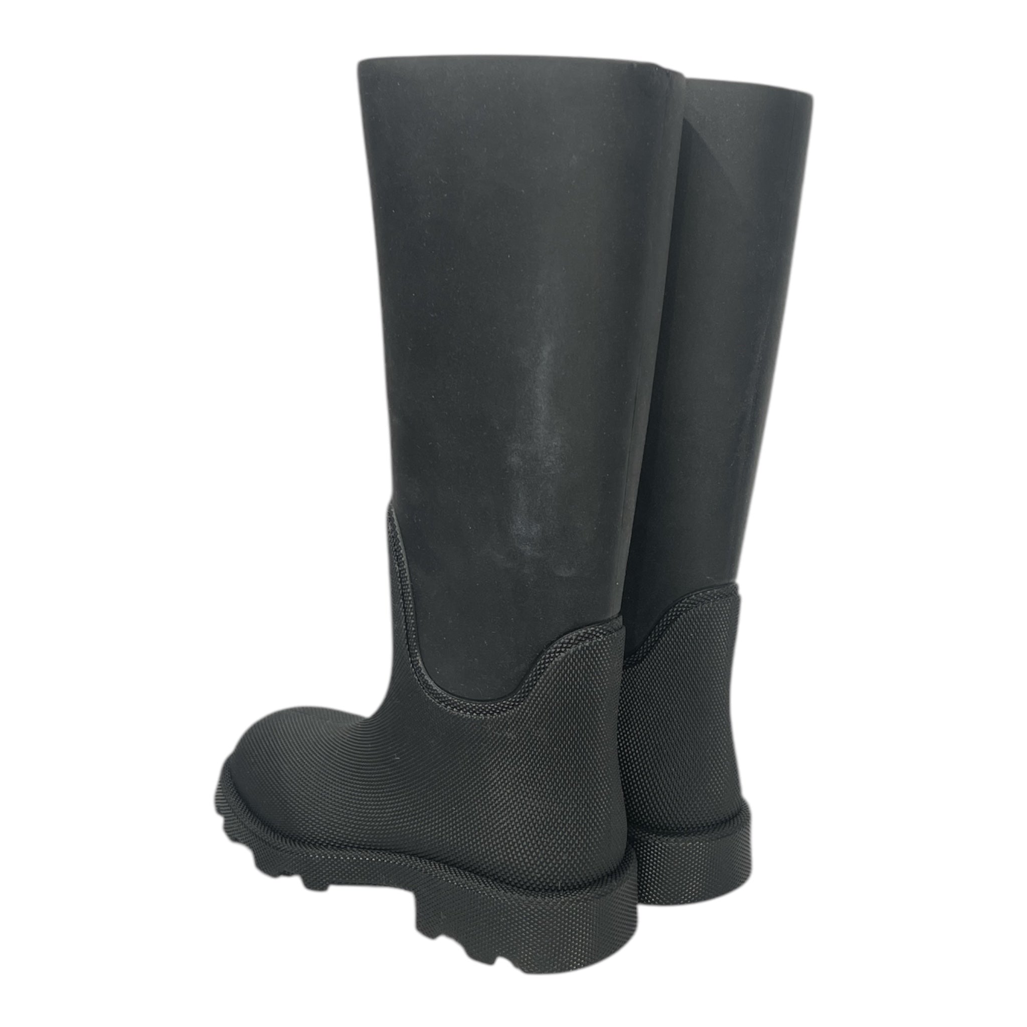 BURBERRY/Rain Boots/EU 37/BLK/MARSH BOOT view 2