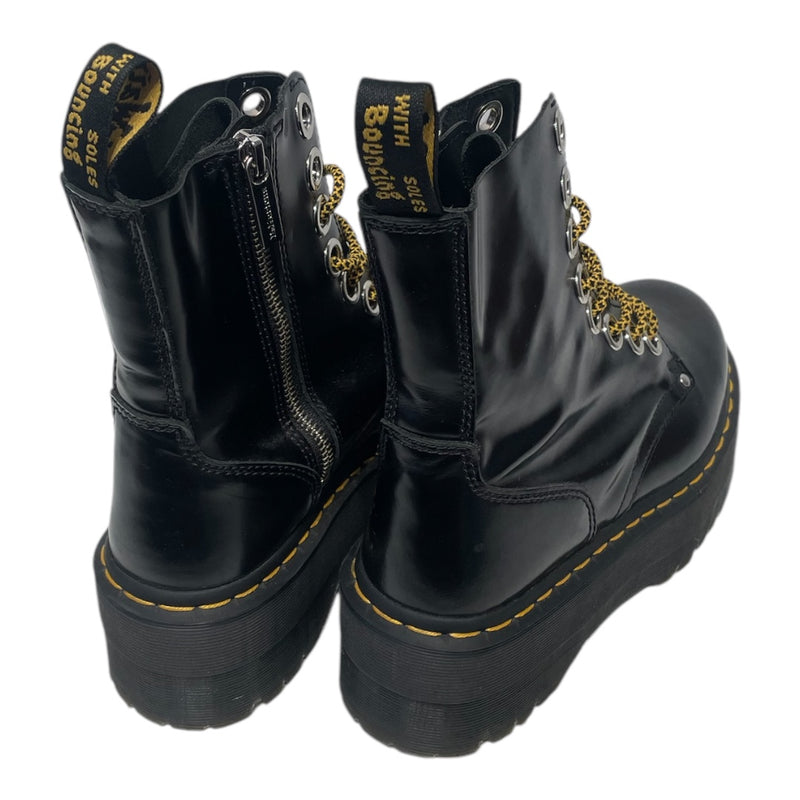 Dr.Martens/Hi-Sneakers/US 7/Leather/BLK/
