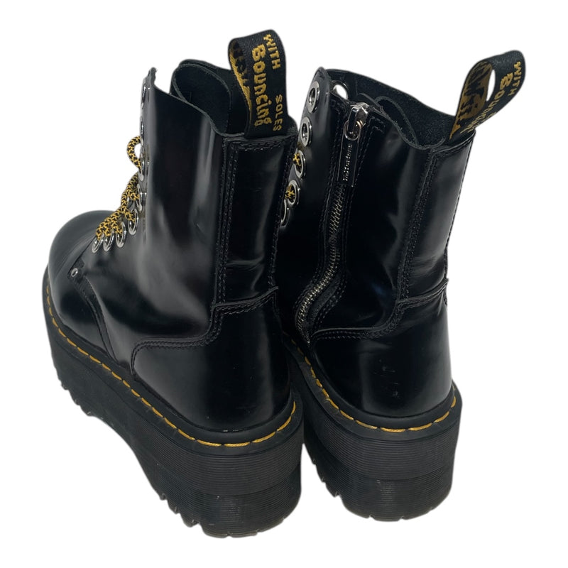 Dr.Martens/Hi-Sneakers/US 7/Leather/BLK/