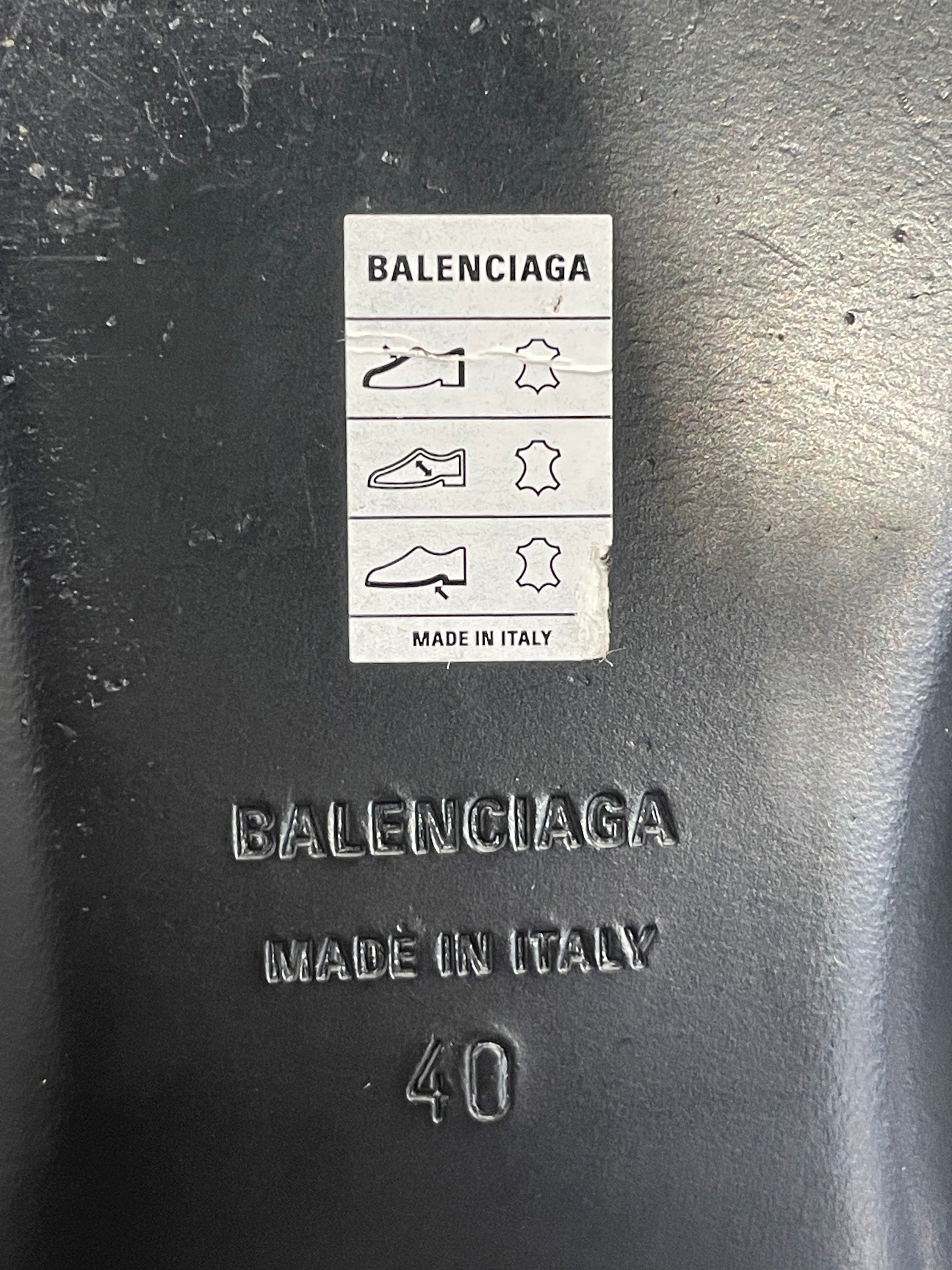 BALENCIAGA/Flat Shoes/EU 40/Acrylic/BLK/ballet flats view 4
