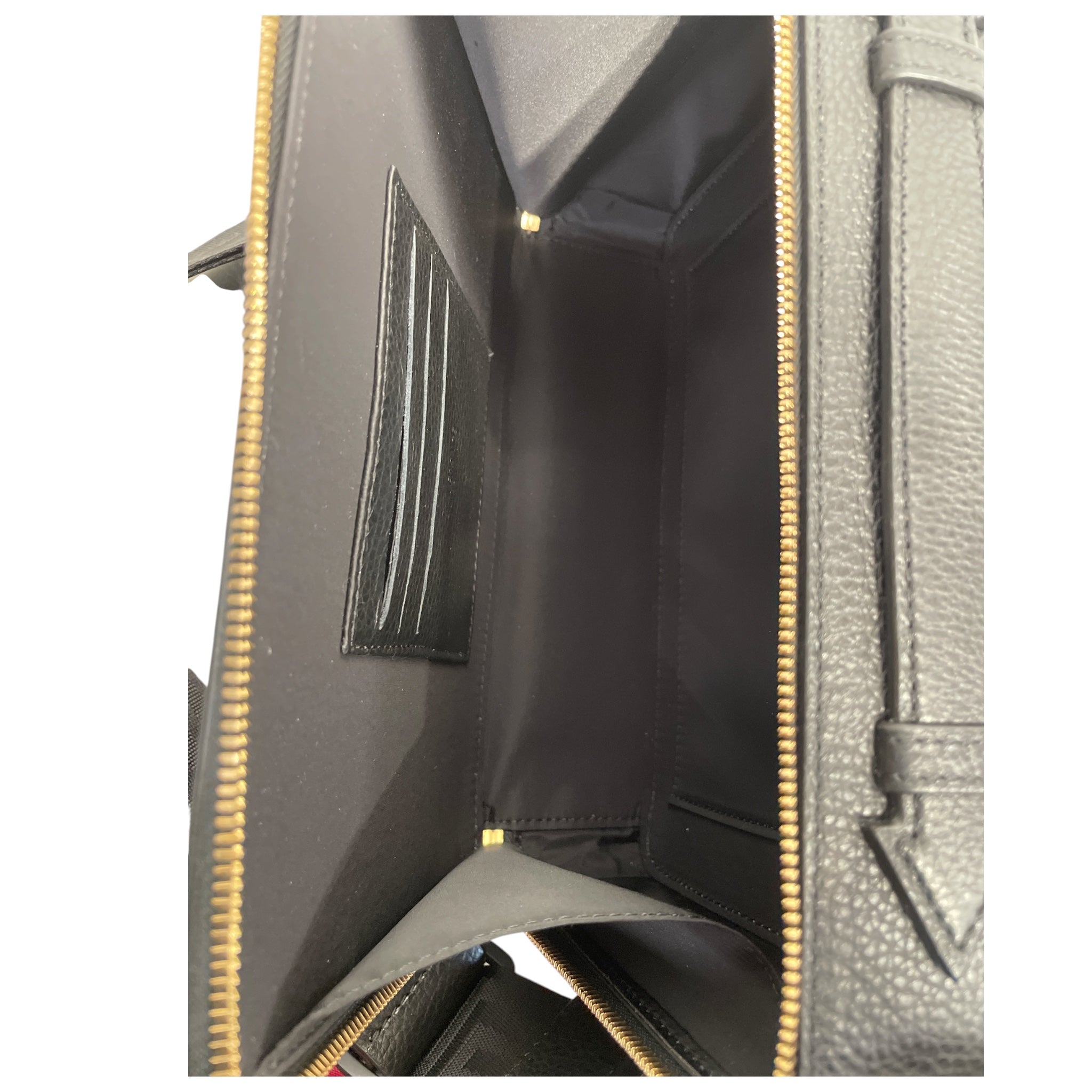VERSACE/Cross Body Bag/Leather/BLK/LOU  LEATHER GOLD EMBLEM view 4