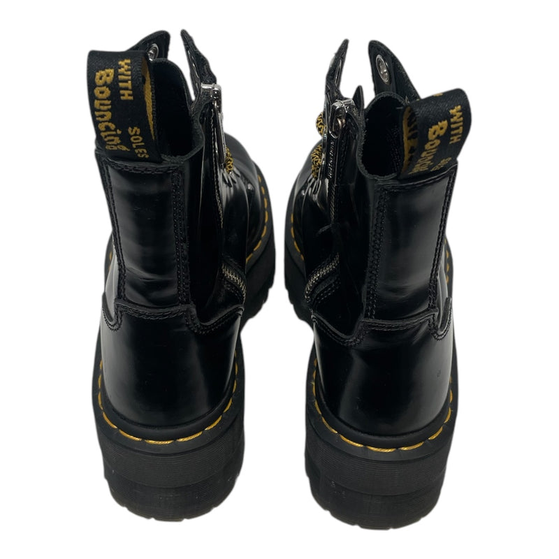 Dr.Martens/Hi-Sneakers/US 7/Leather/BLK/