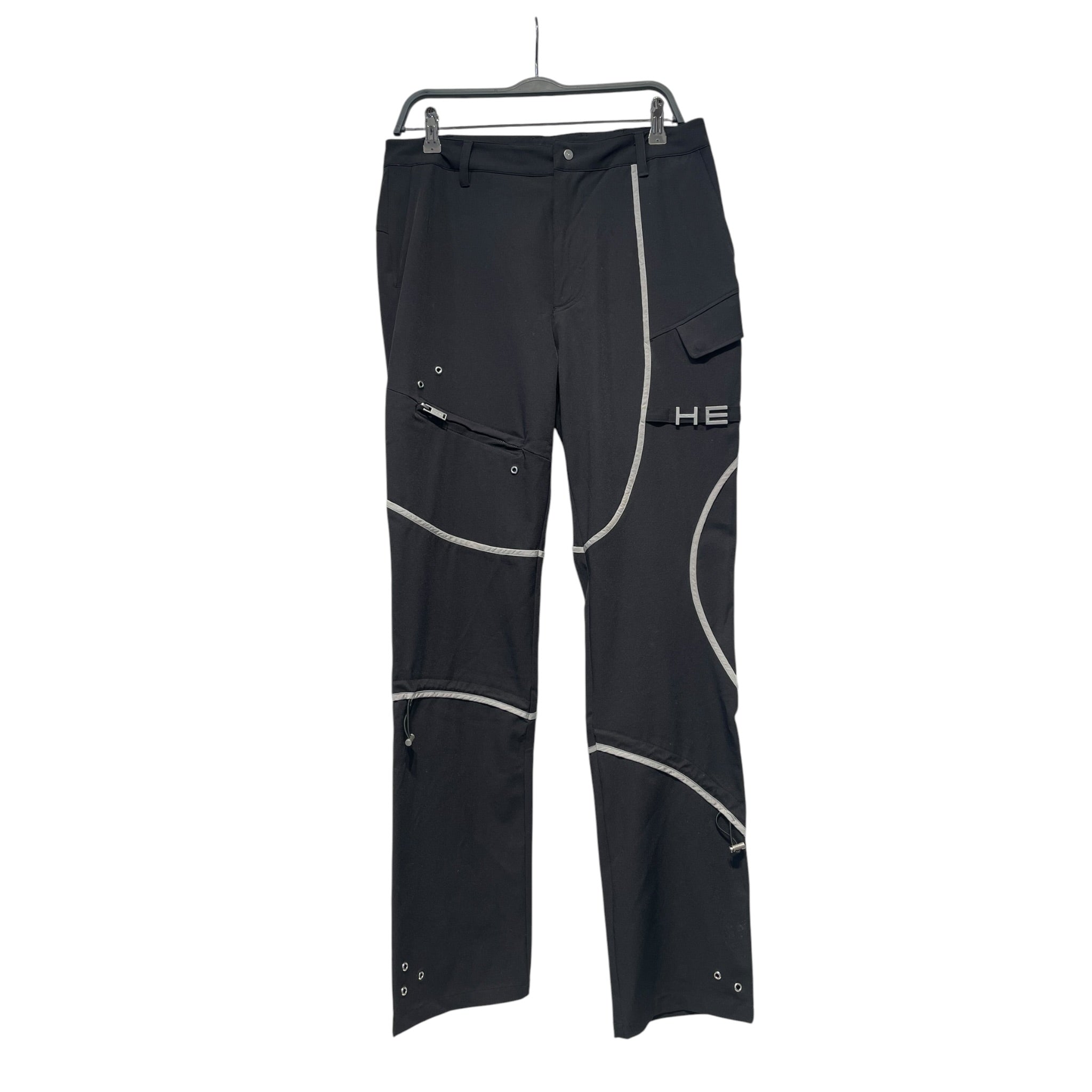 HELIOT EMIL/Straight Pants/48/Nylon/BLK/athletic pant view 1