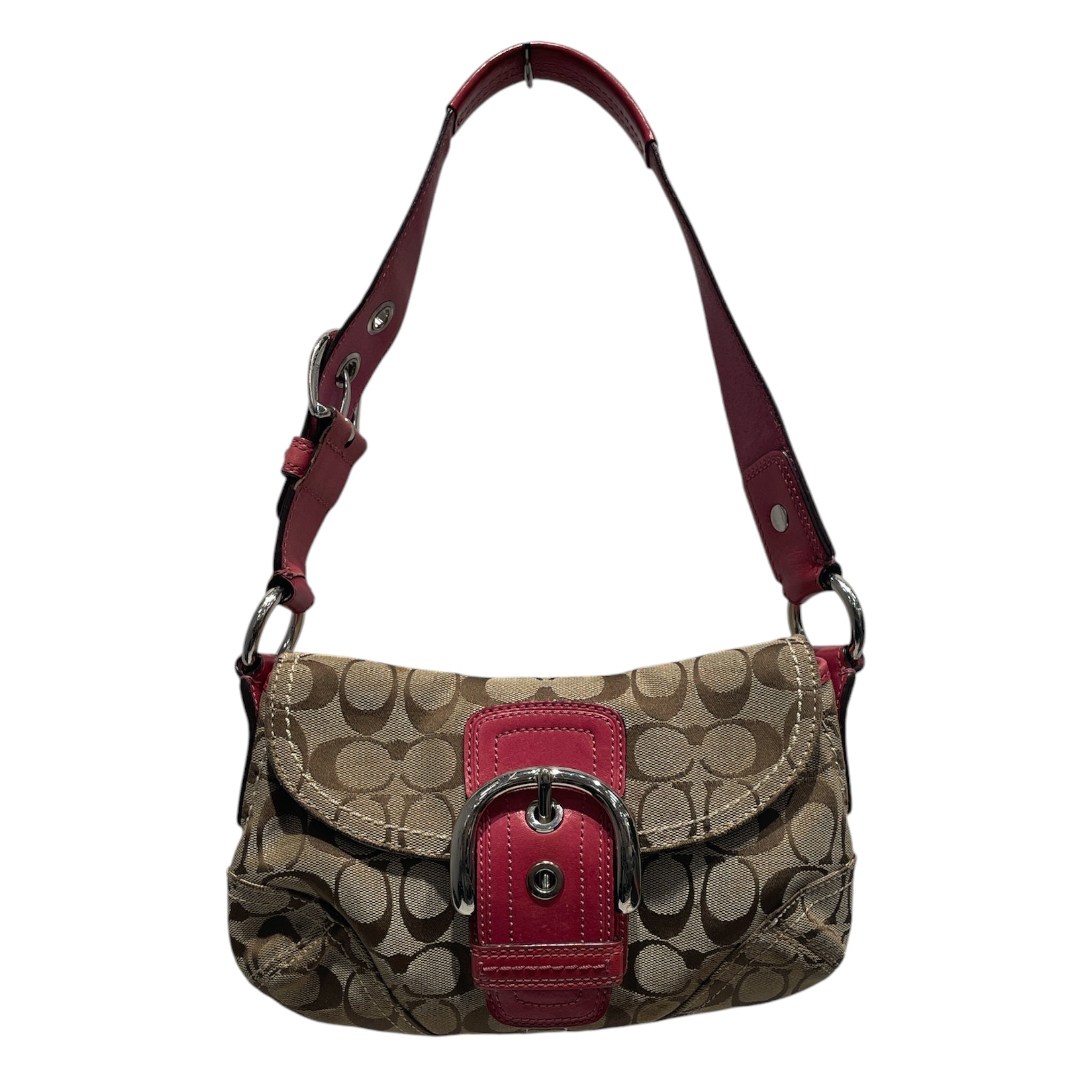 COACH/Clutch Bag/Monogram/Cotton/CML/CC ALLOVER PRINT view 1
