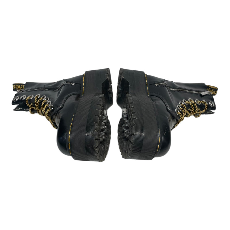 Dr.Martens/Hi-Sneakers/US 7/Leather/BLK/