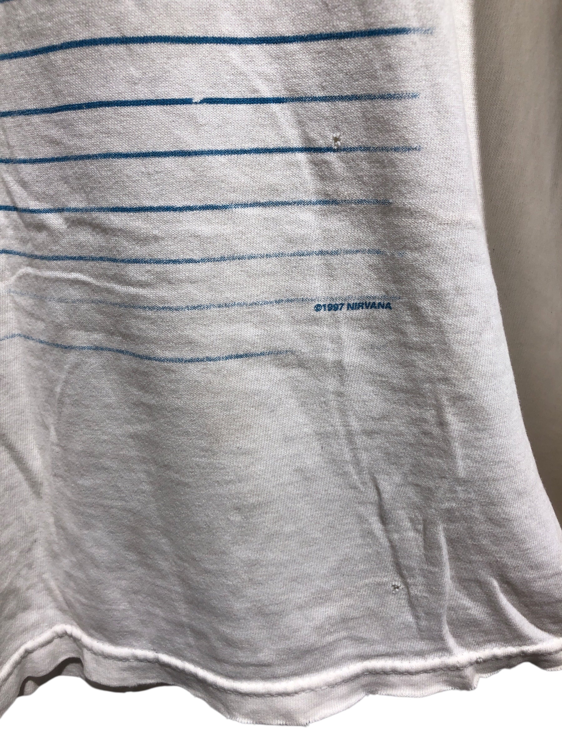Vintage/T-Shirt/M/Cotton/WHT/Graphic/Vintage Nirvana Notebook Ppr T view 4
