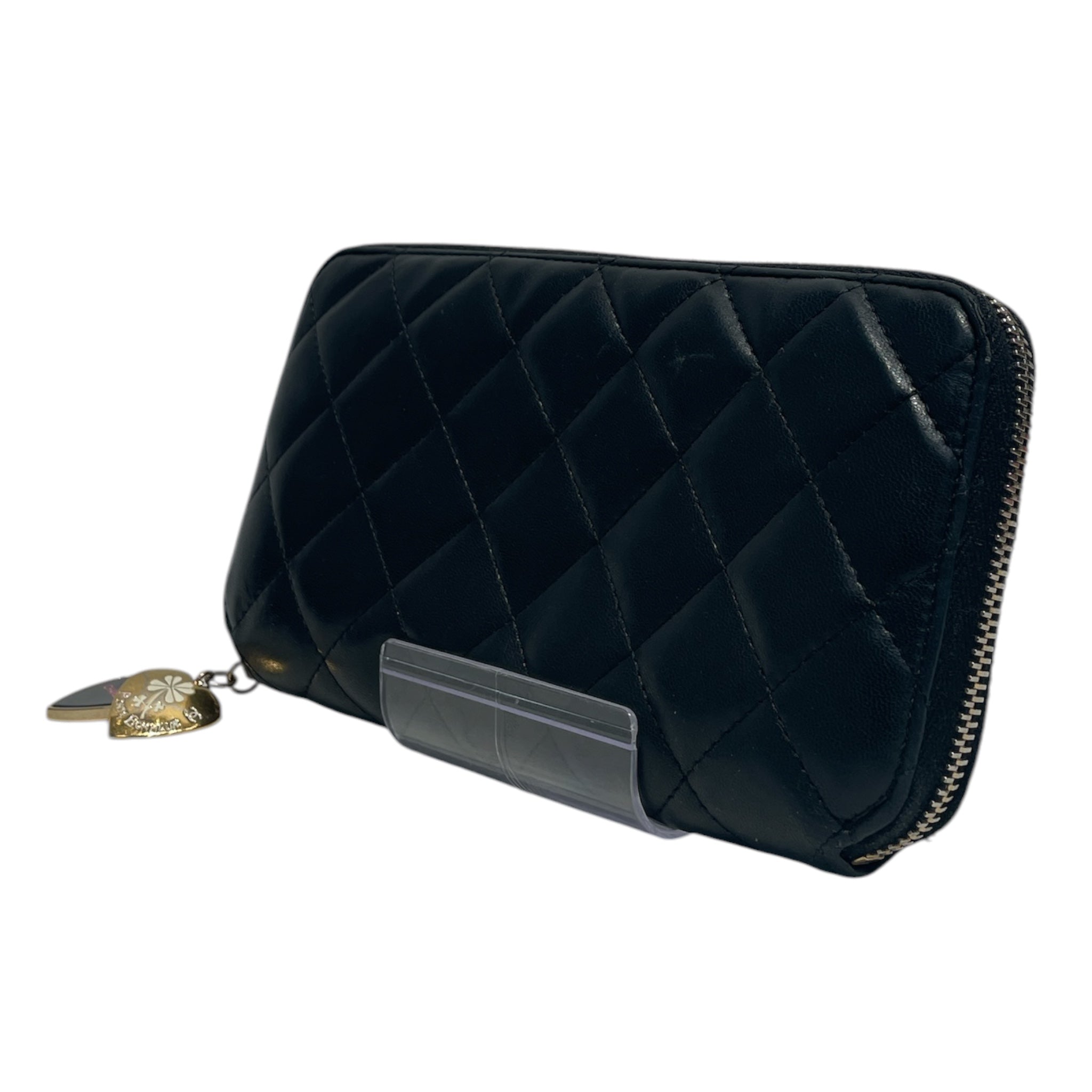 CHANEL/Long Wallet/Leather/BLK/L's/12646779 view 2