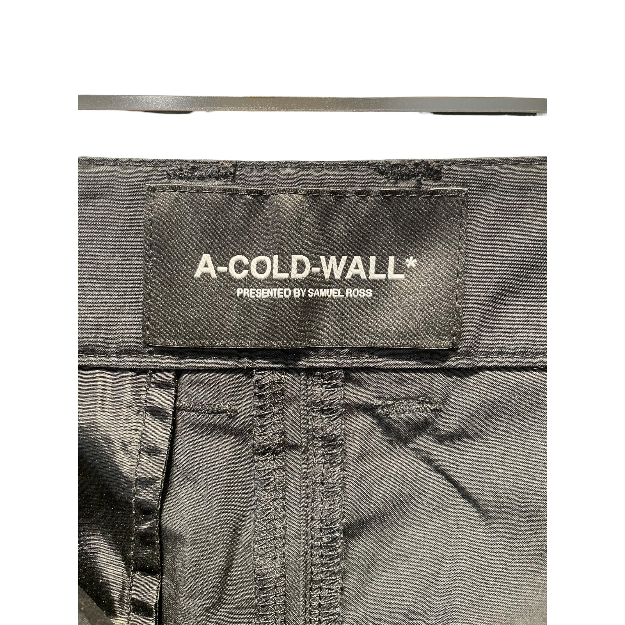 A-COLD-WALL/Straight Pants/46/Cotton/BLK/ view 3
