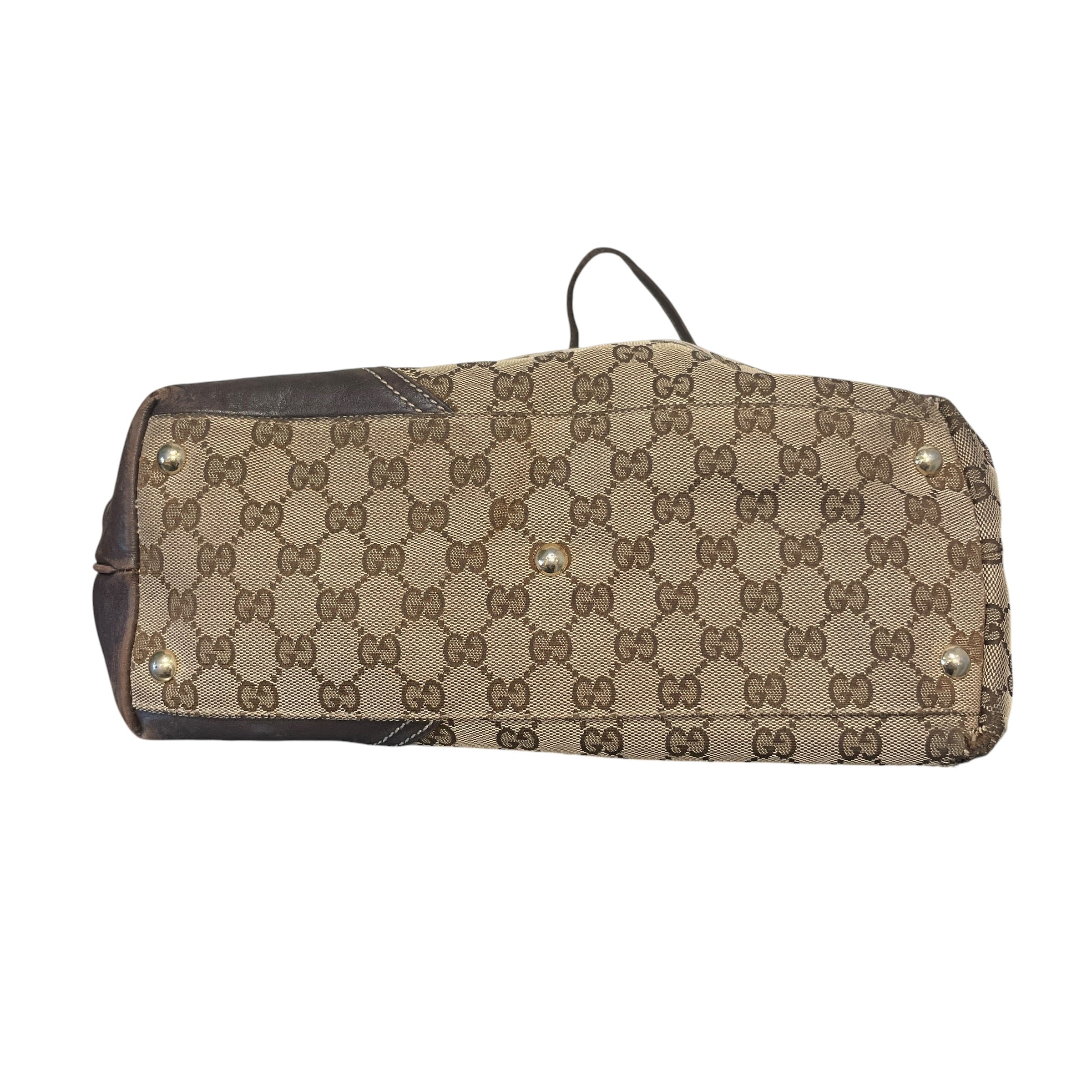 GUCCI/Tote Bag/Monogram/Leather/BRW/Monogram Tote view 8