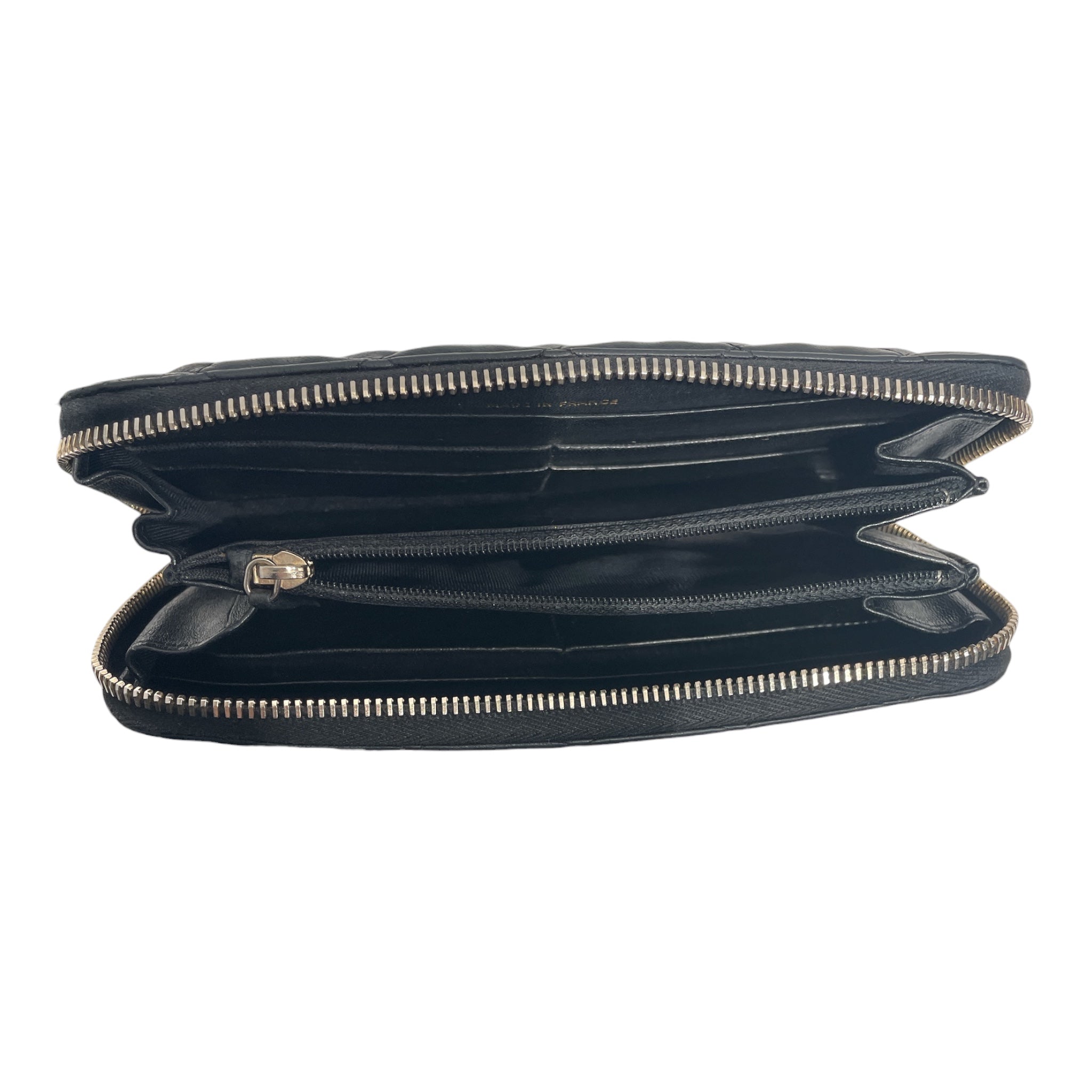 CHANEL/Long Wallet/Leather/BLK/L's/12646779 view 3