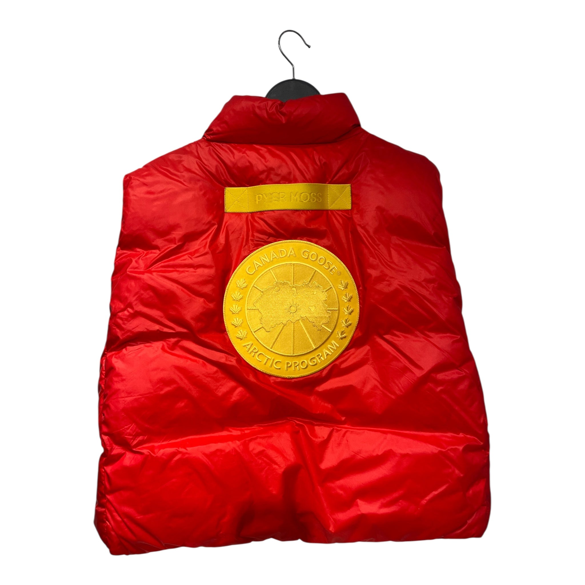 GOLDEN GOOSE/Puffer Vest/M/Nylon/RED/PYER MOSS COLLAB VEST view 2