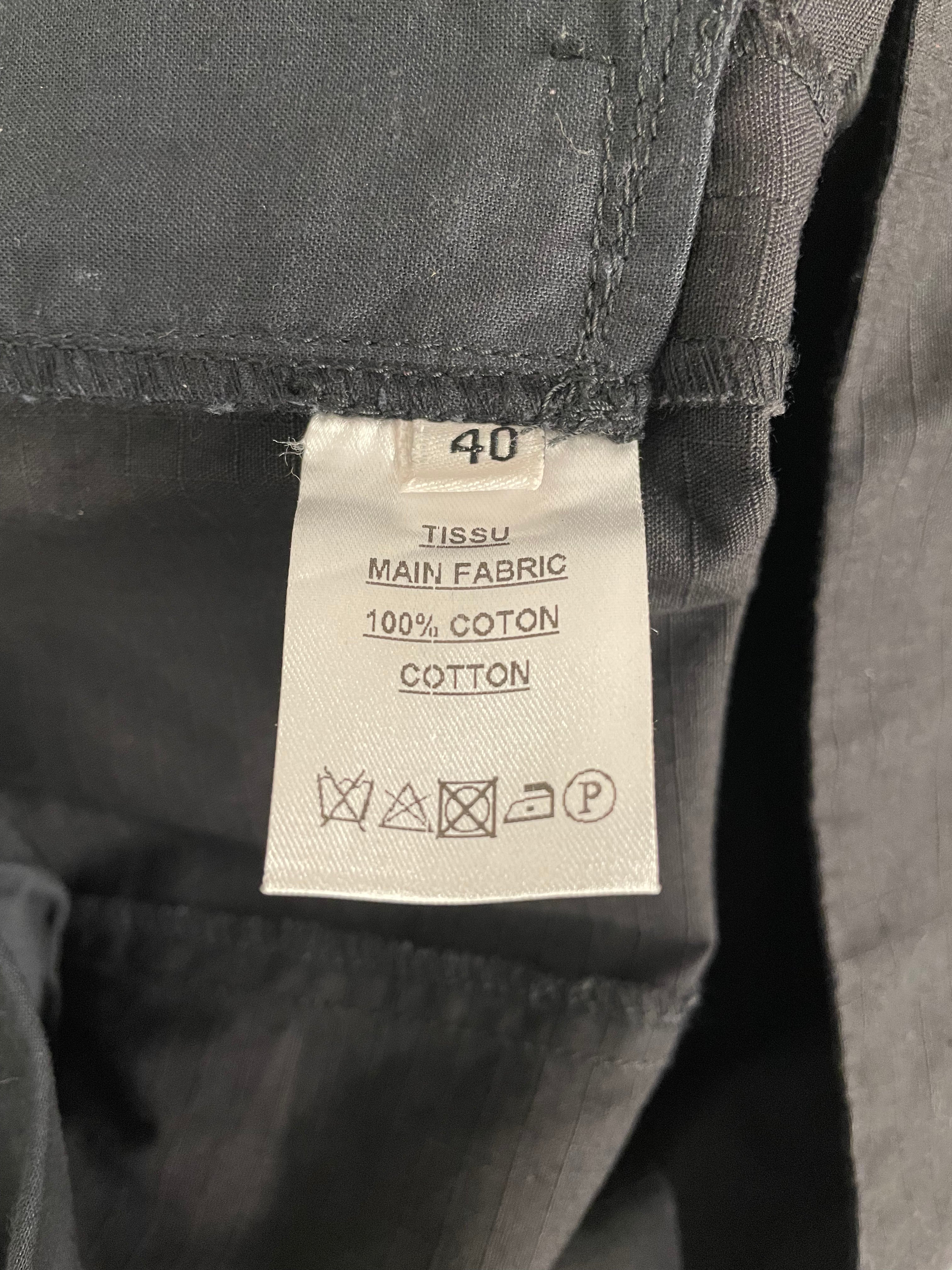 BALMAIN/Sarouel Pants/40/Cotton/BLK/BONDAGE PANTS view 4