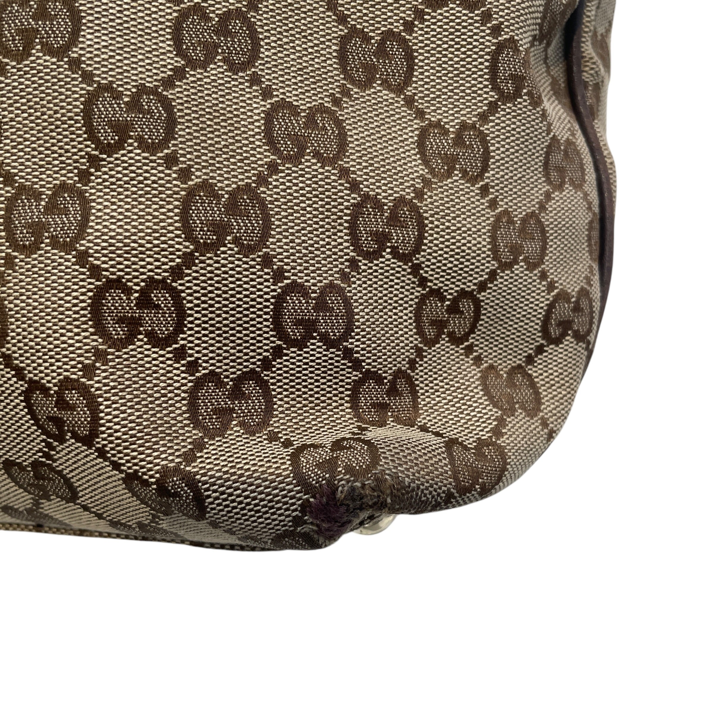 GUCCI/Tote Bag/Monogram/Leather/BRW/Monogram Tote view 5