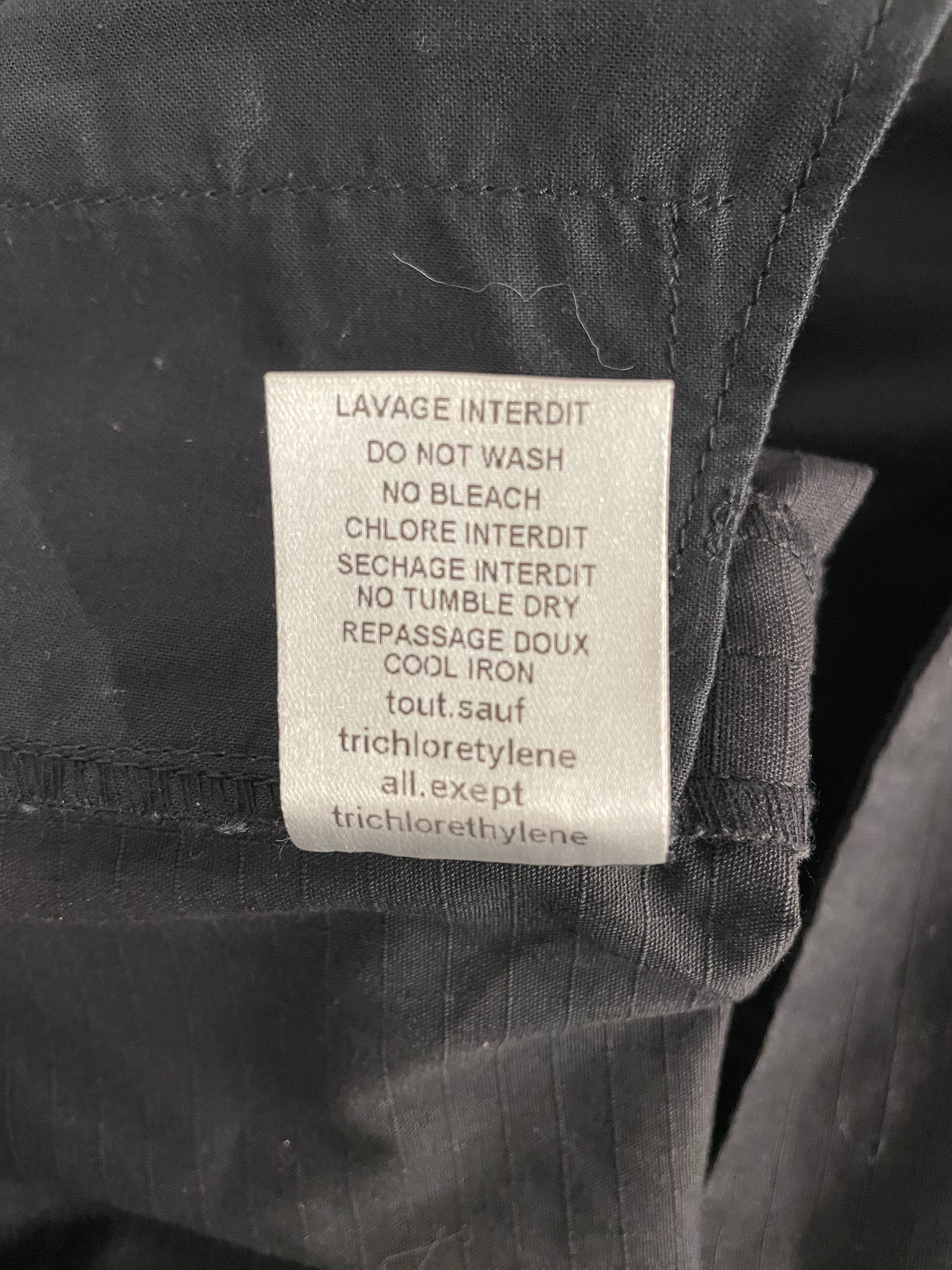 BALMAIN/Sarouel Pants/40/Cotton/BLK/BONDAGE PANTS view 5