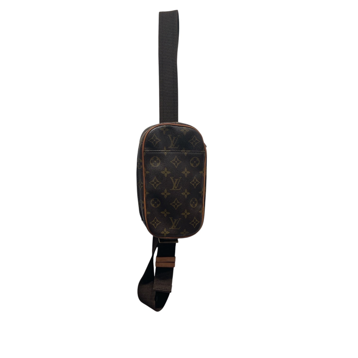 LOUIS VUITTON/Pouch/Monogram/Cotton/BRW/POCHETTE GANGE view 1