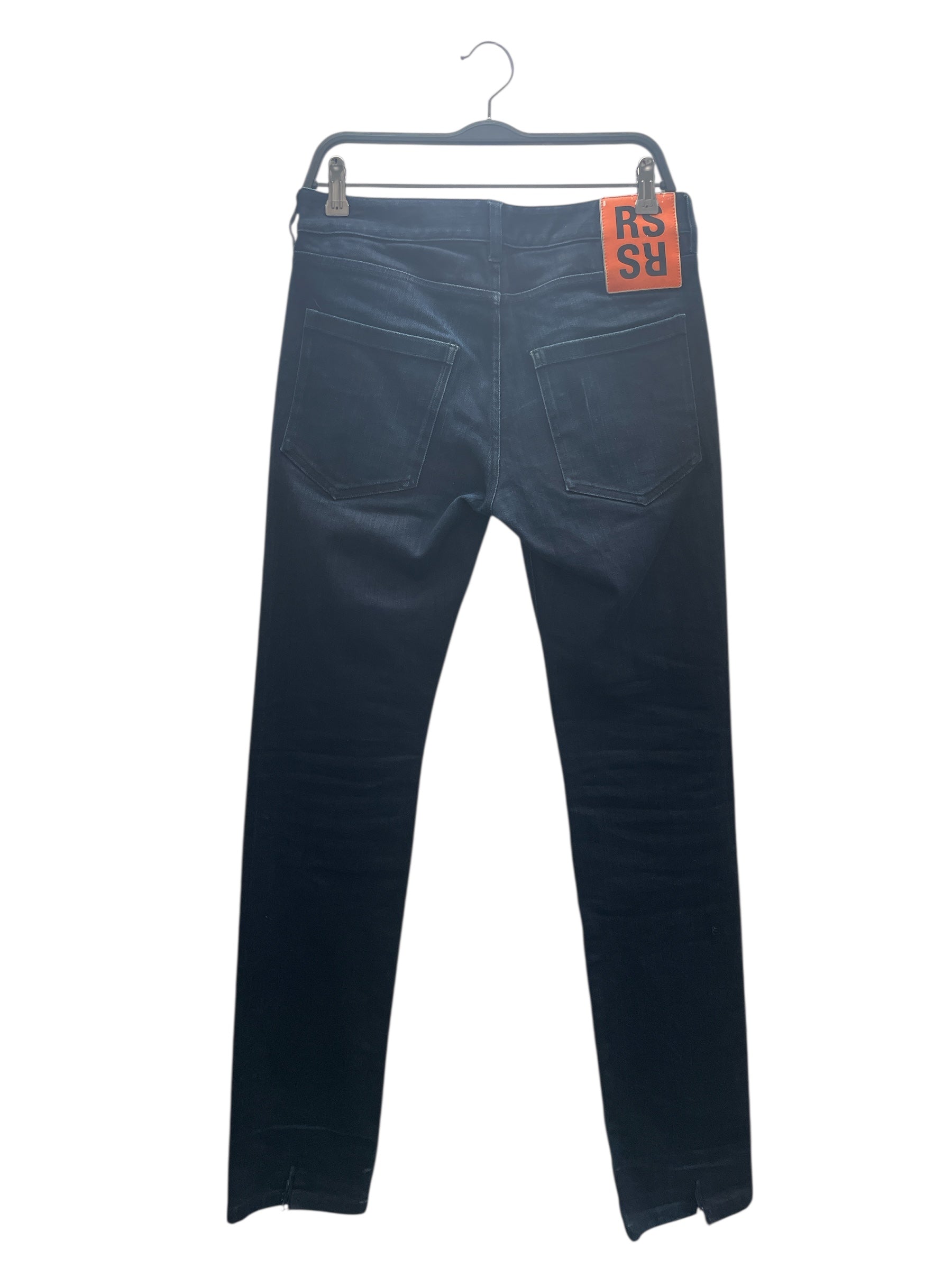 RAF SIMONS/Skinny Pants/30/Denim/BLU/DRUGS PATCHES A/W 18-19 view 2
