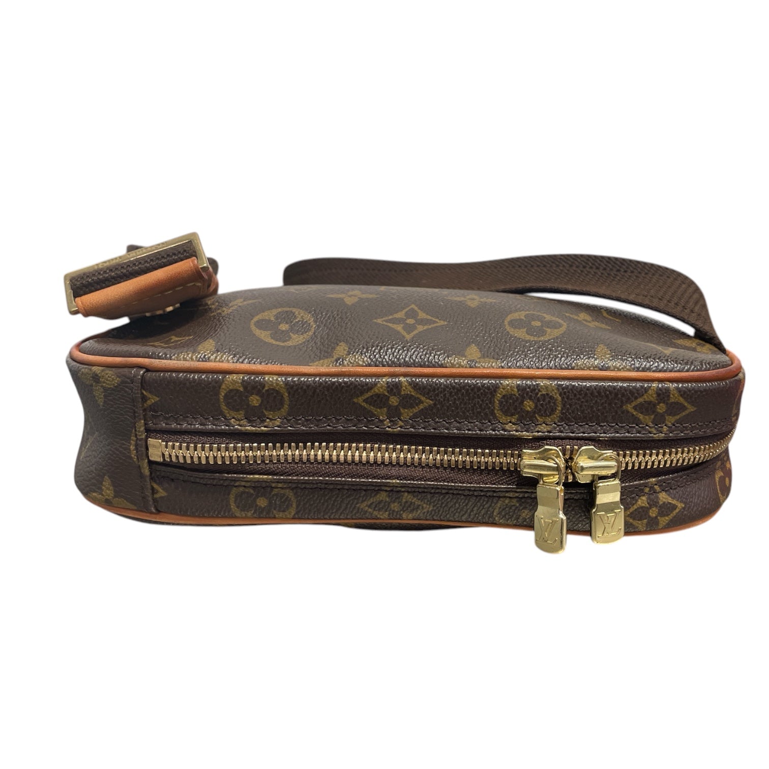 LOUIS VUITTON/Pouch/Monogram/Cotton/BRW/POCHETTE GANGE view 4