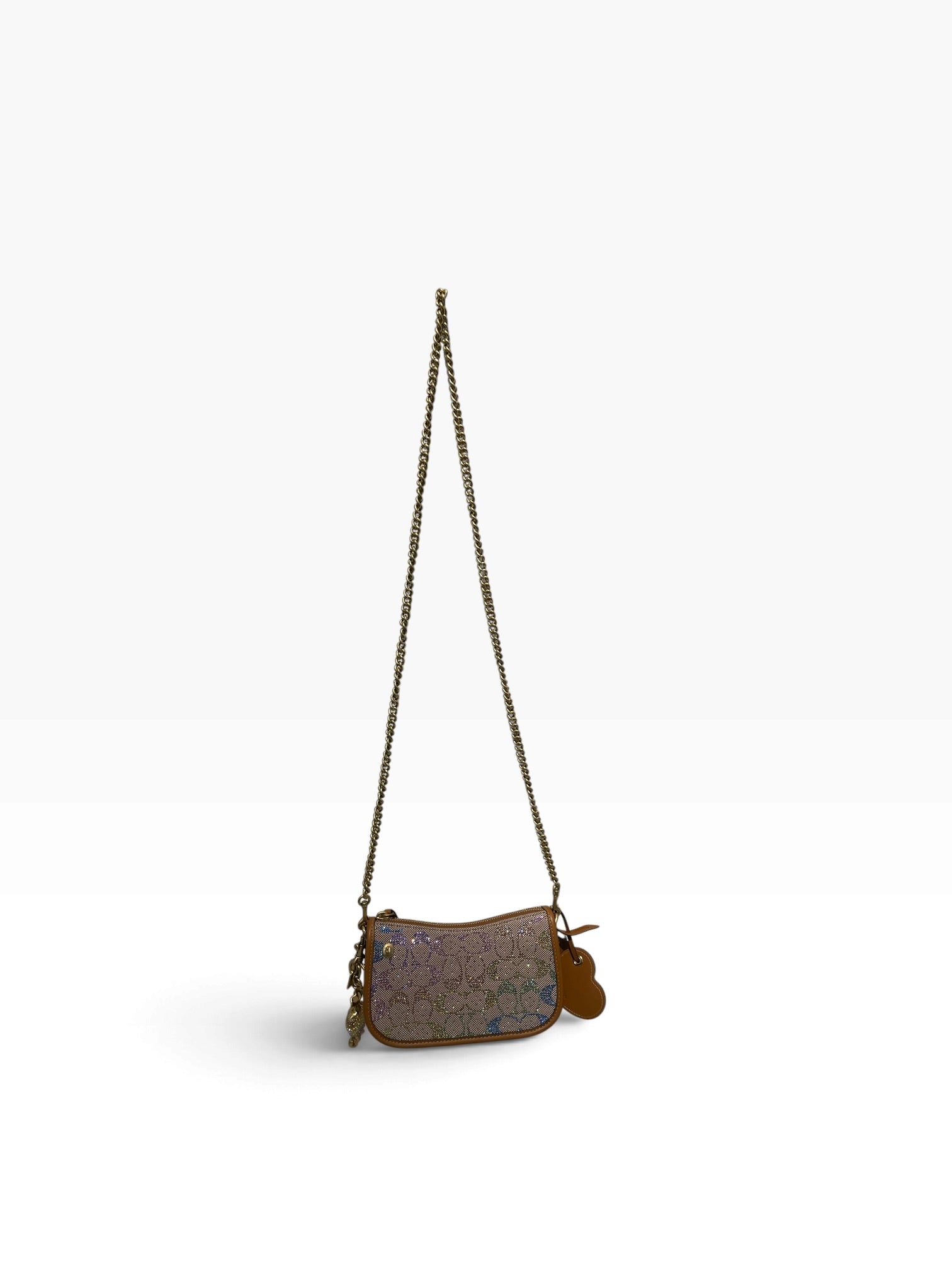 COACH/Cross Body Bag/Iridescent/Acrylic/BEG/SWINGER 20 view 2
