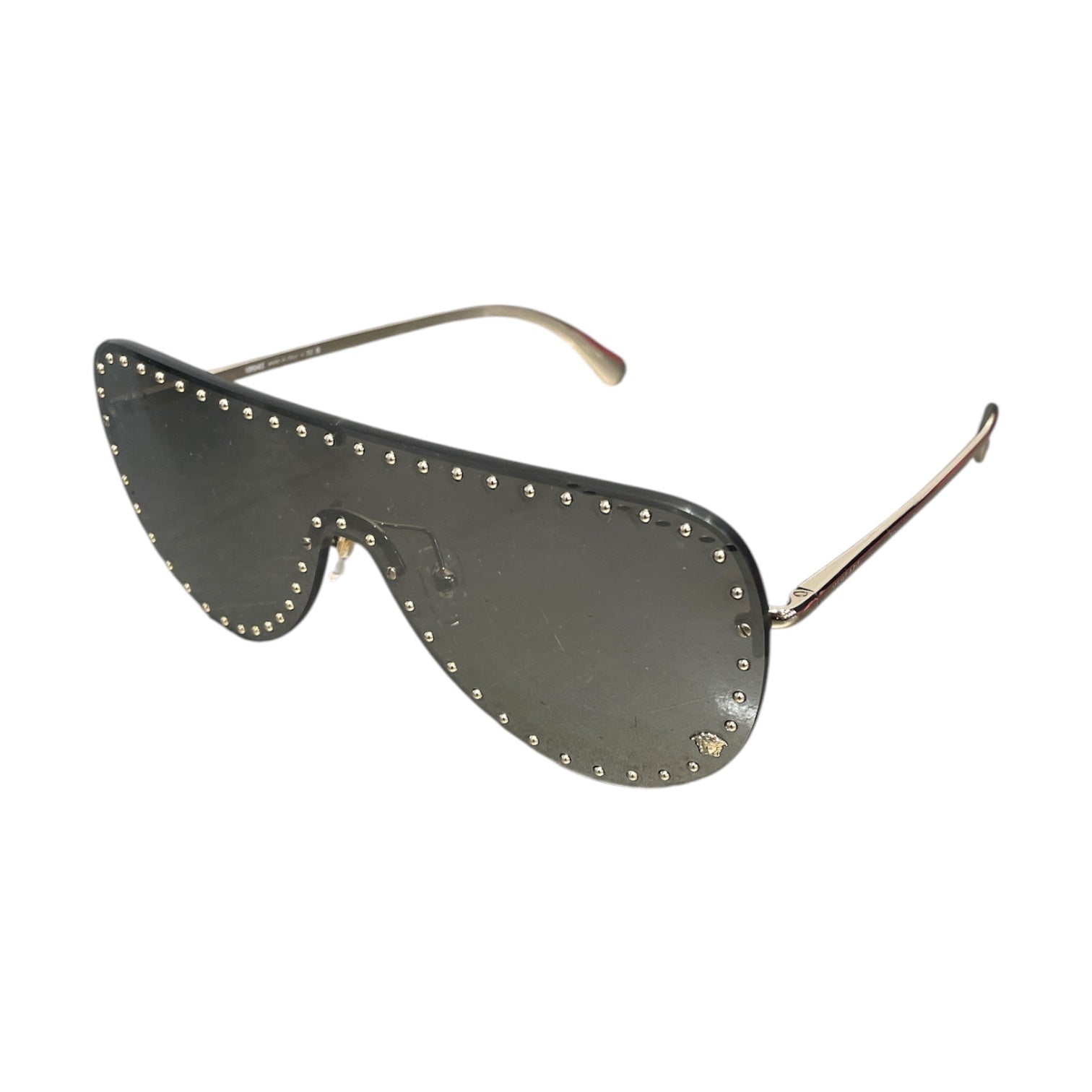 VERSACE/Sunglasses/Metal/GLD/Rimless/L's/Studded Medusa Glasses view 2