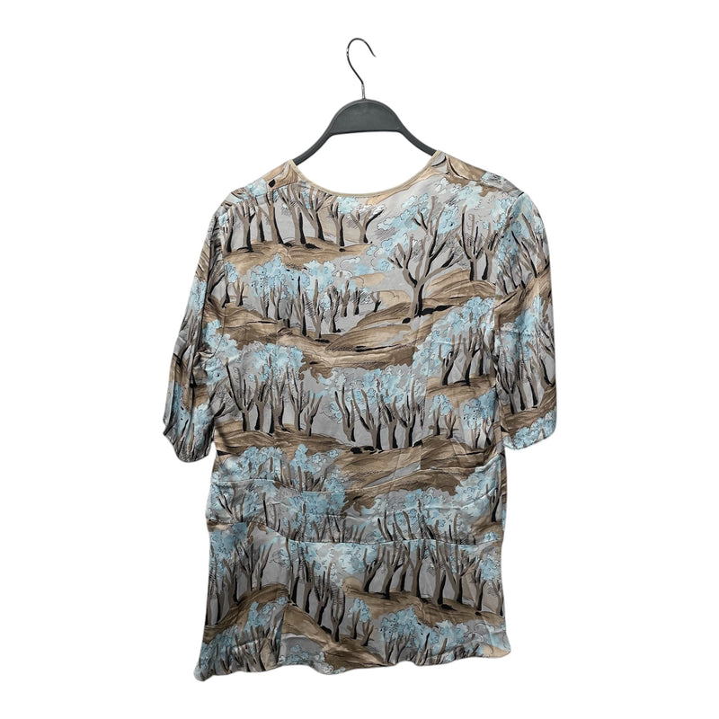 MARNI/SS Blouse/40/Multicolor/Rayon/All Over Print/CAMAO21A00TV337