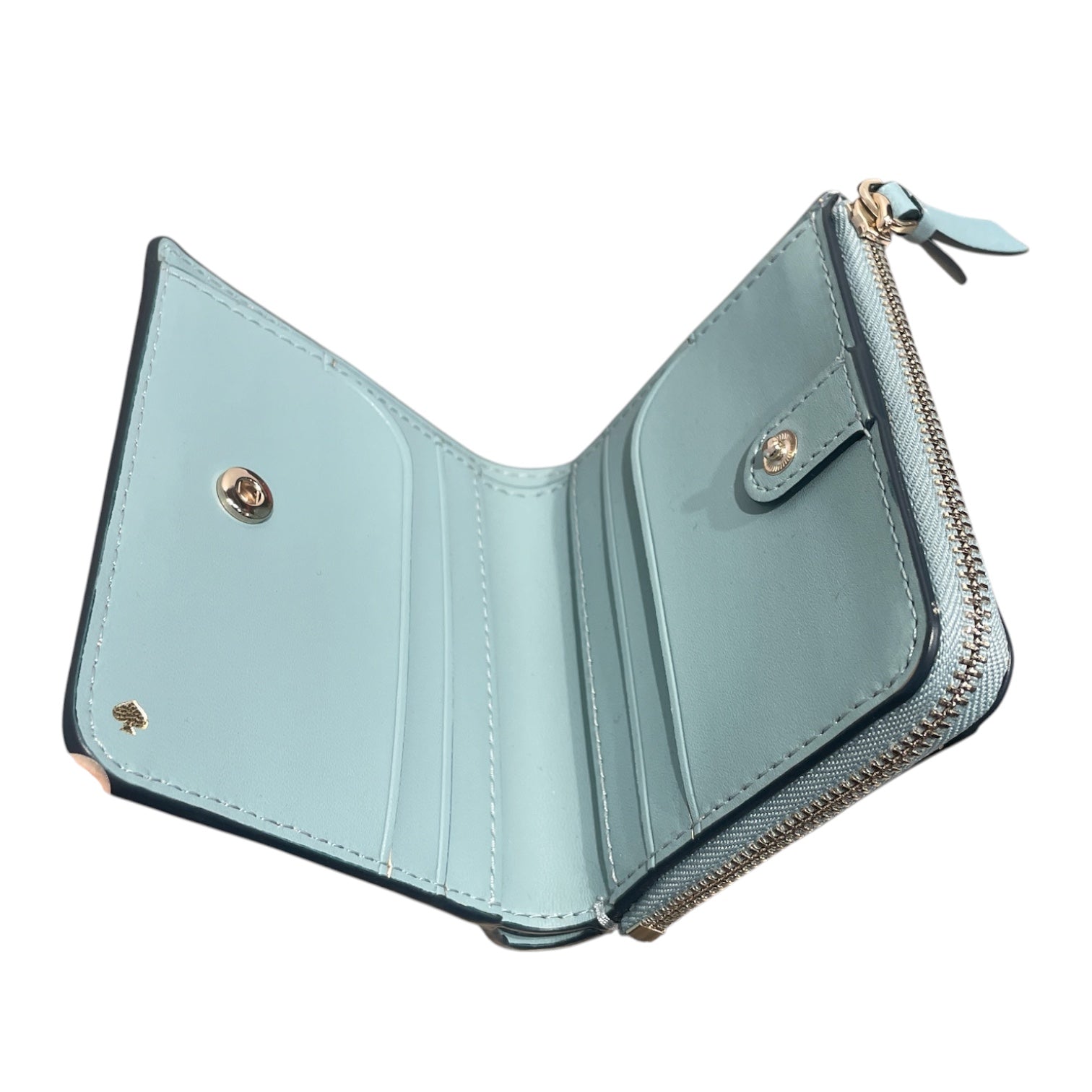 kate spade new york/Wallet/Leather/BLU/L's/Baby Blue Square Wallet view 2