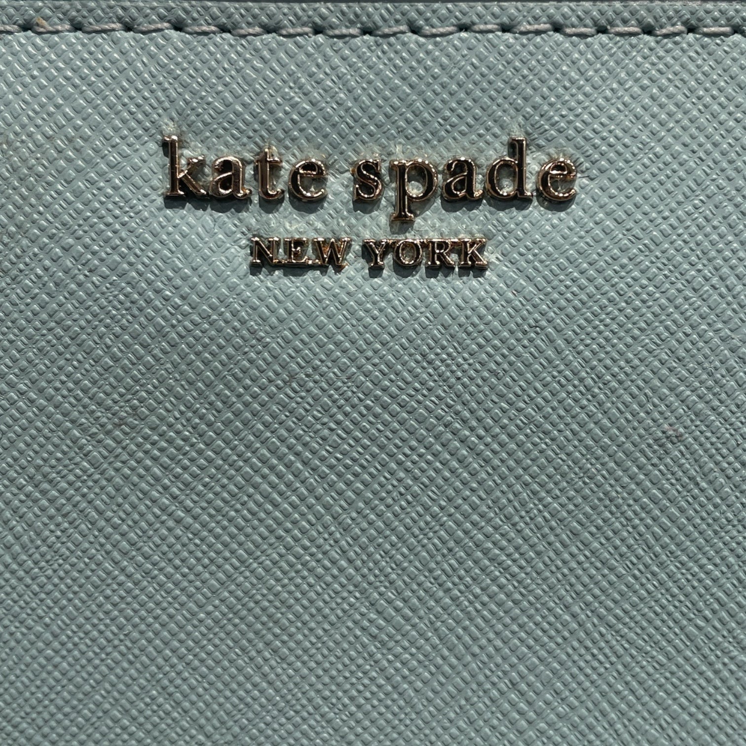 kate spade new york/Wallet/Leather/BLU/L's/Baby Blue Square Wallet view 3
