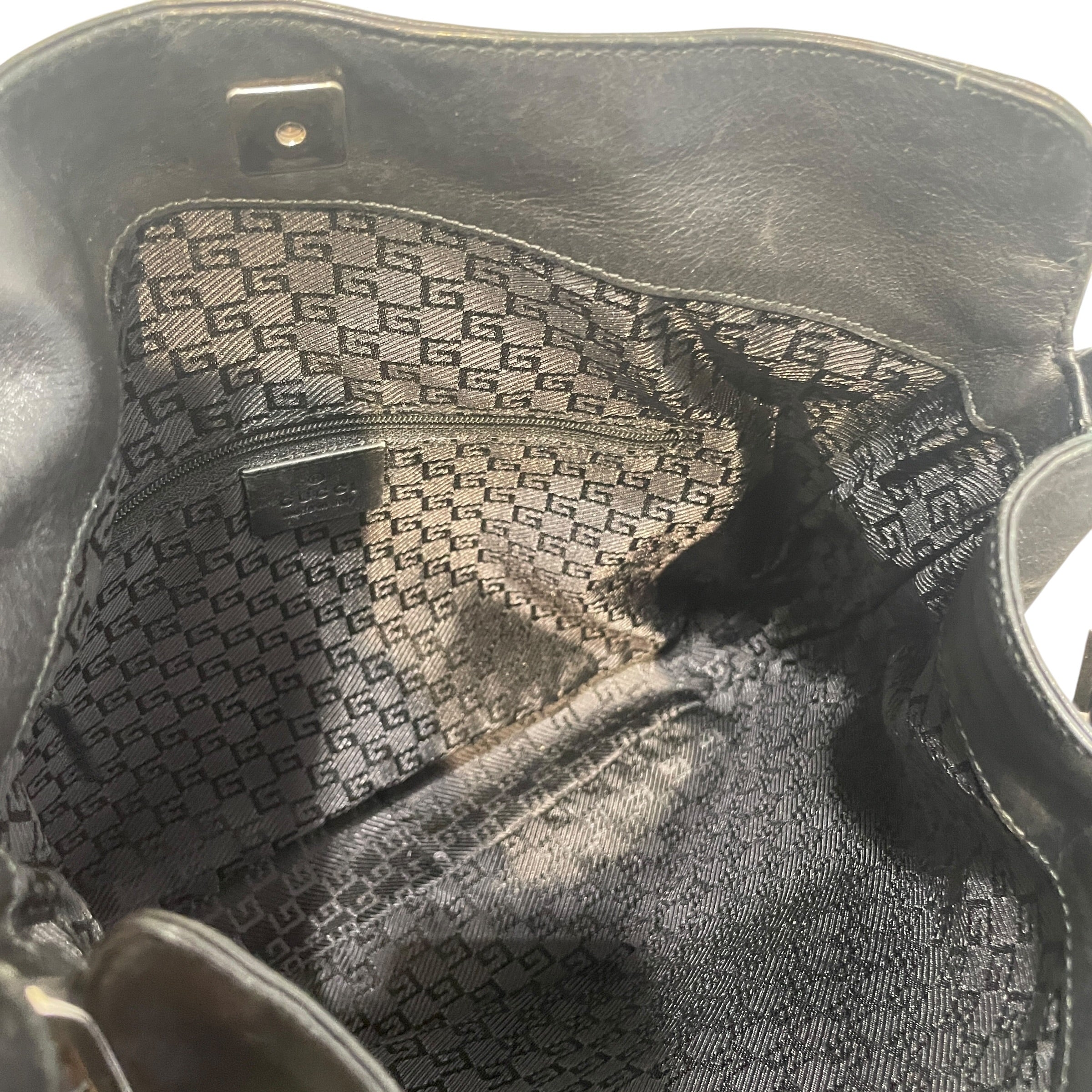 GUCCI/Bag/Leather/BLK/Babo Hand bag view 7