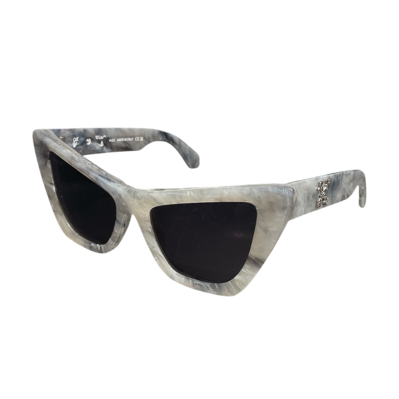 OFF-WHITE/Sunglasses/Celluloid/GRY/Oval/L's/EDVARD view 2