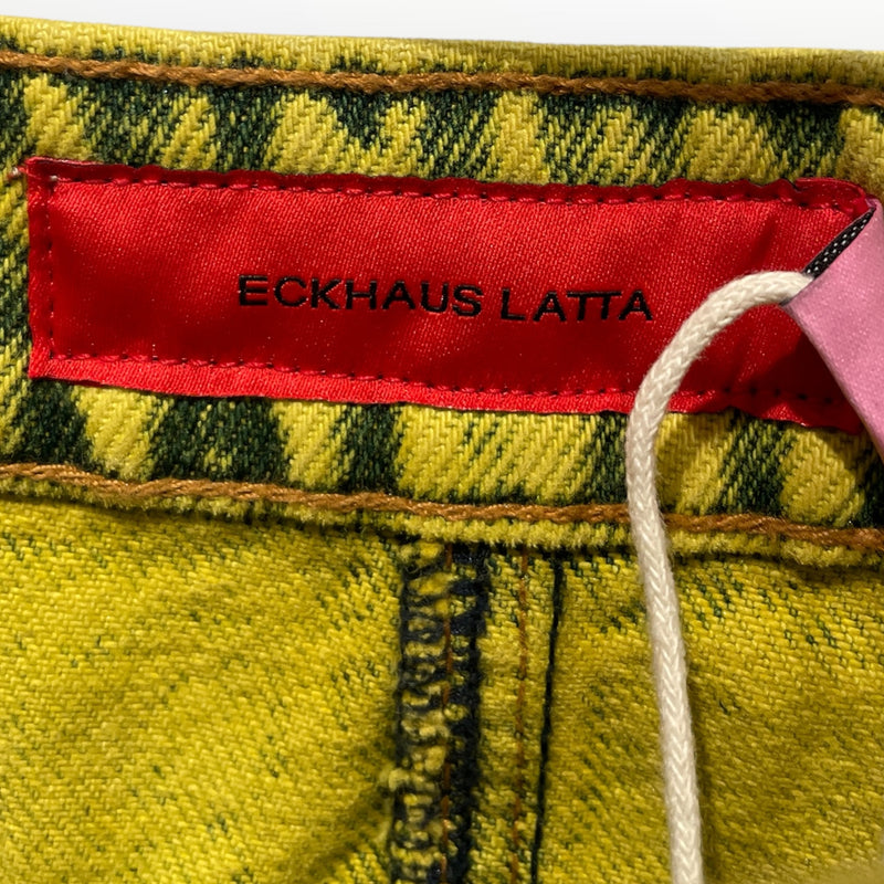 ECKHAUS LATTA/Long Skirt/M/Glitter/Denim/SLV/Midi Length/