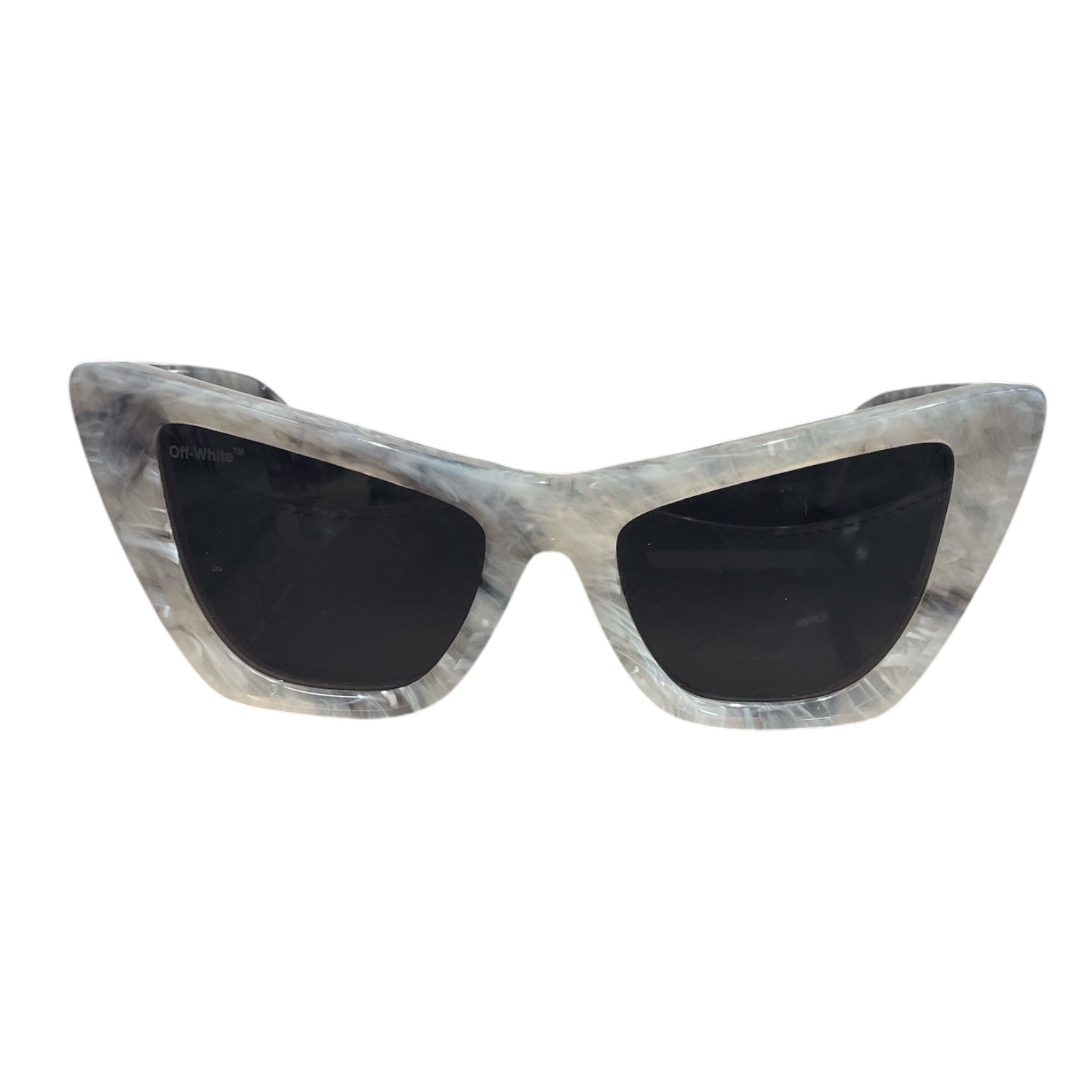 OFF-WHITE/Sunglasses/Celluloid/GRY/Oval/L's/EDVARD view 1