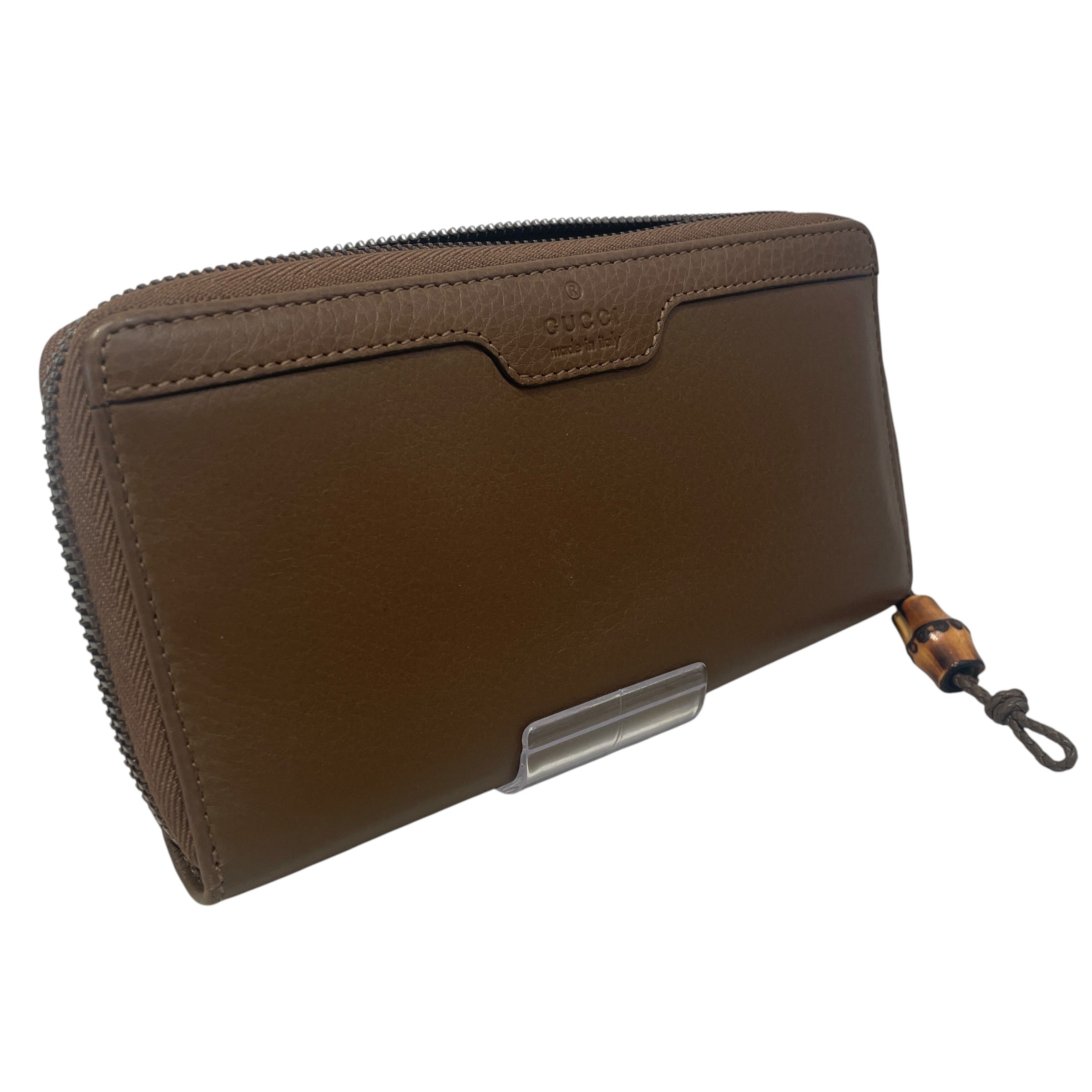 GUCCI/Long Wallet/Leather/BRW/L's/Bamboo Tassel view 1