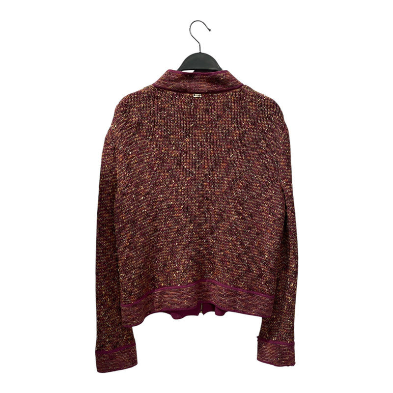 ST. JOHN SPORT /Heavy Cardigan/L/MLT/Zip Up Knit Cardigan