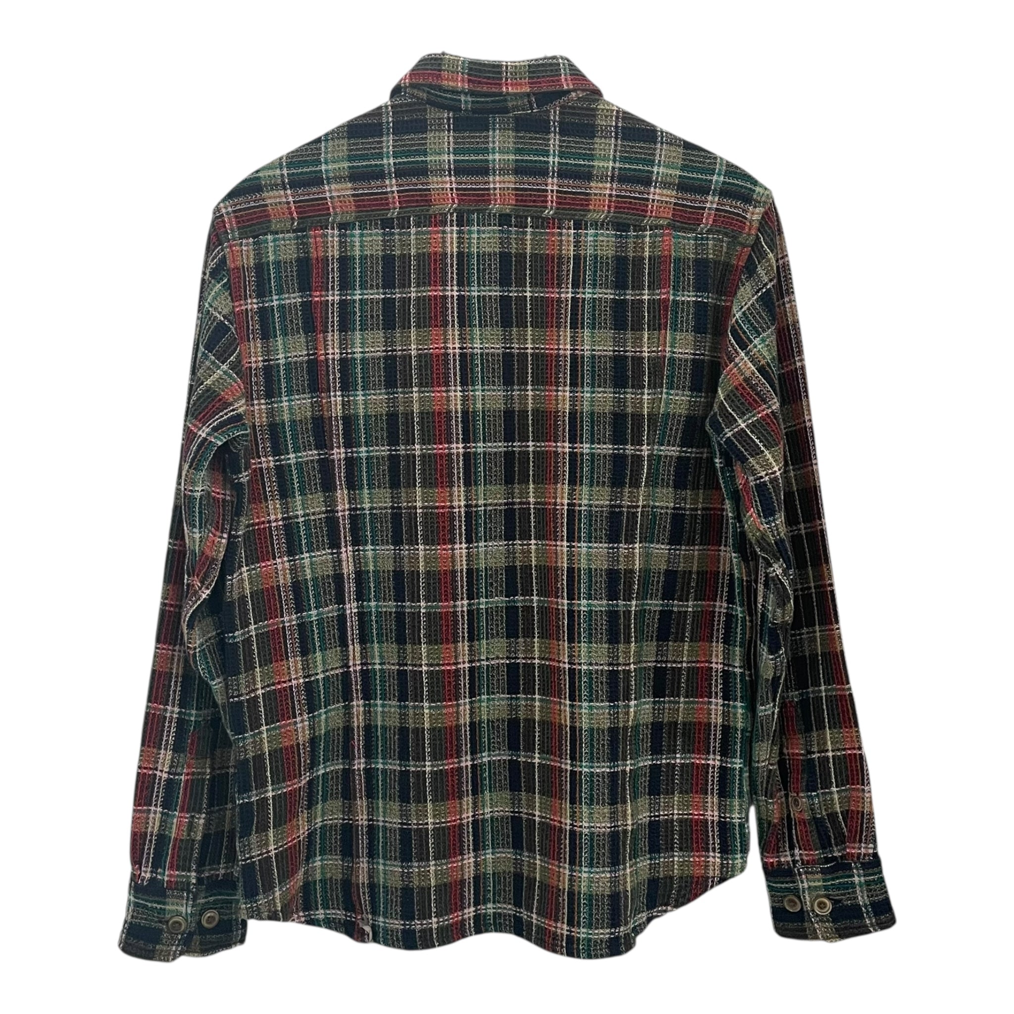 Corridor/Flannel Shirt/S/Cotton/MLT/Plaid/Orange-Red-Green Stripe view 2