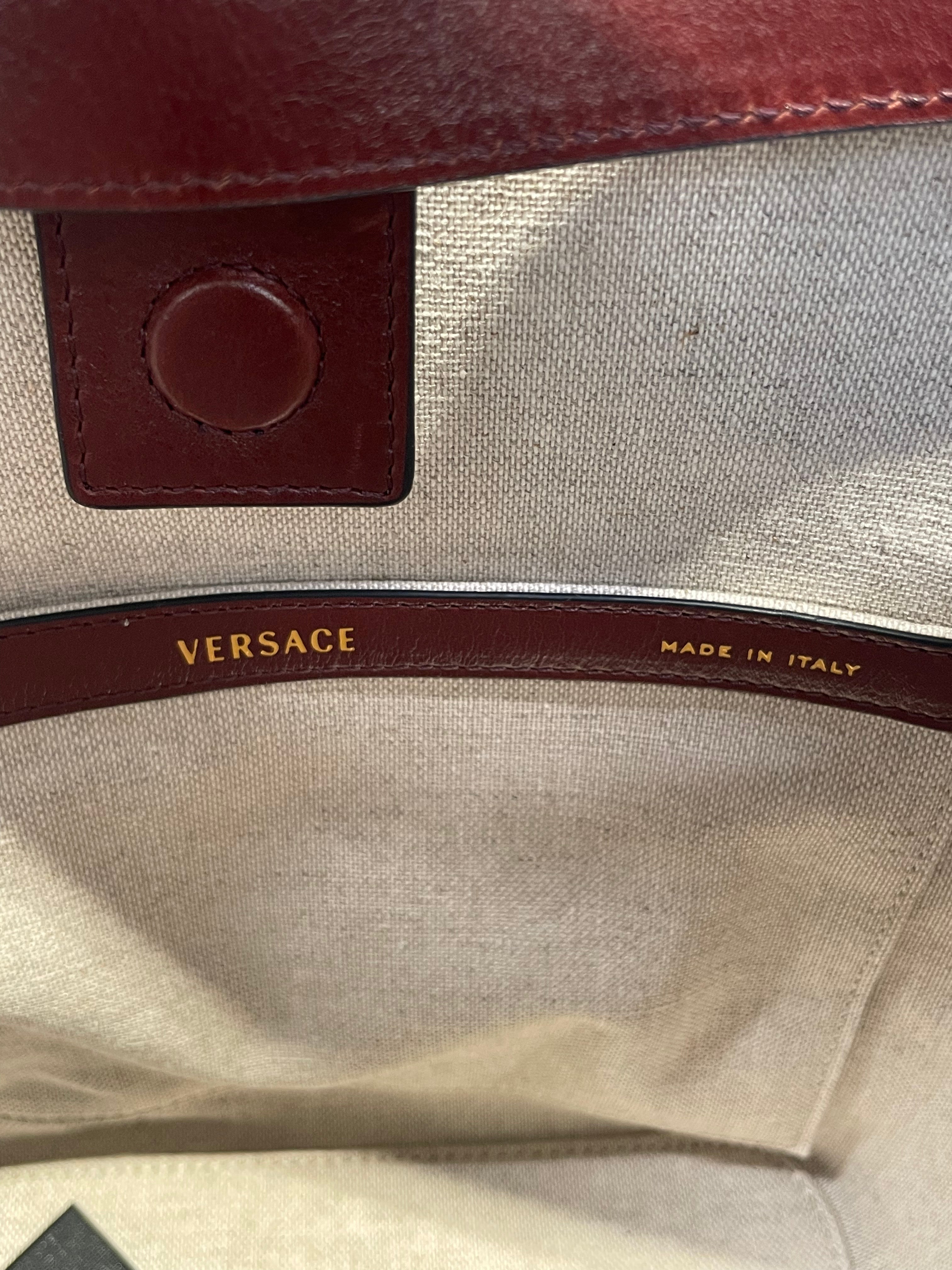 VERSACE/Basket Bag/Suede/PPL/liliac pivot bucket bag/brwn view 7