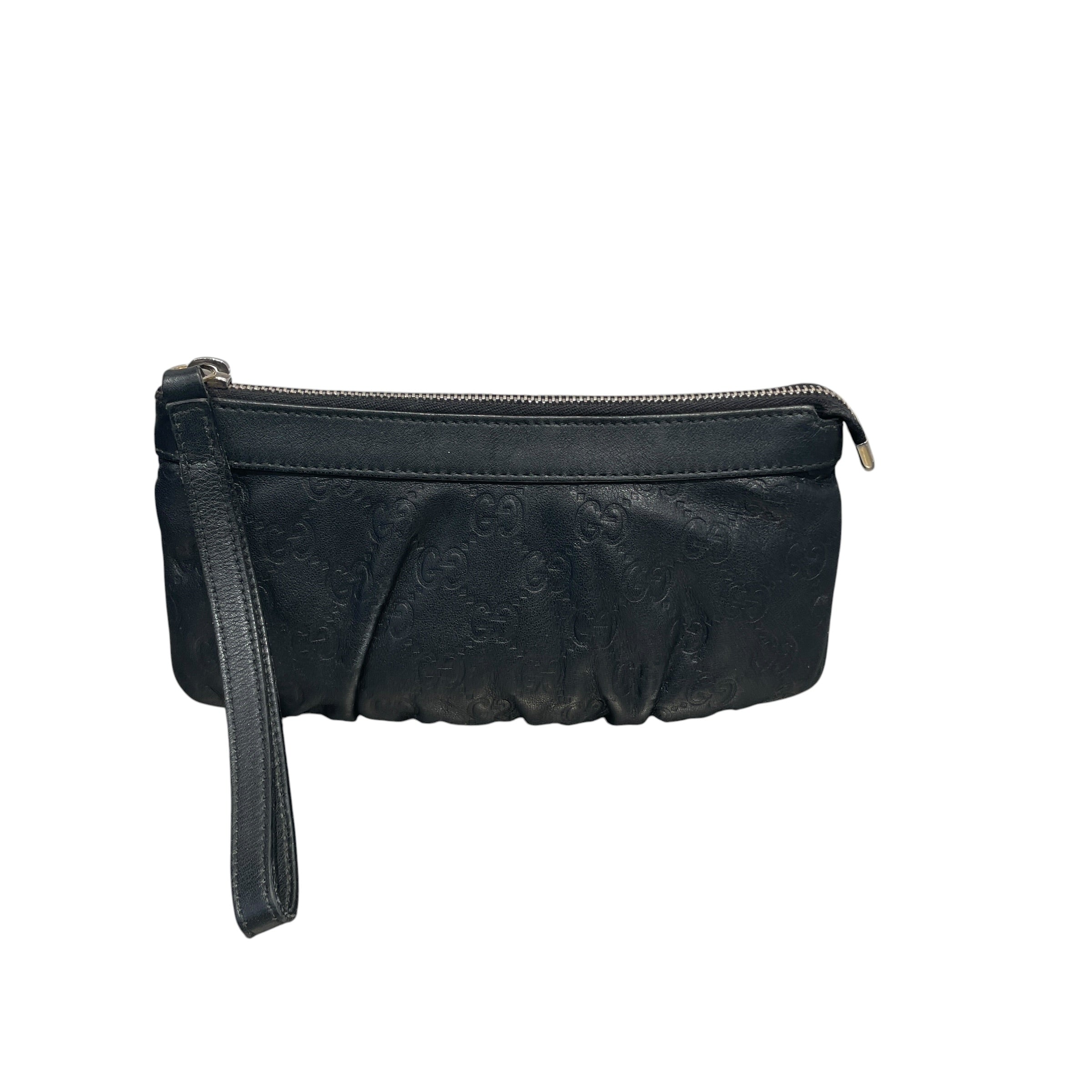 GUCCI/Long Wallet/Monogram/Leather/BLK/GUCCISSIMA WRISTLET view 2
