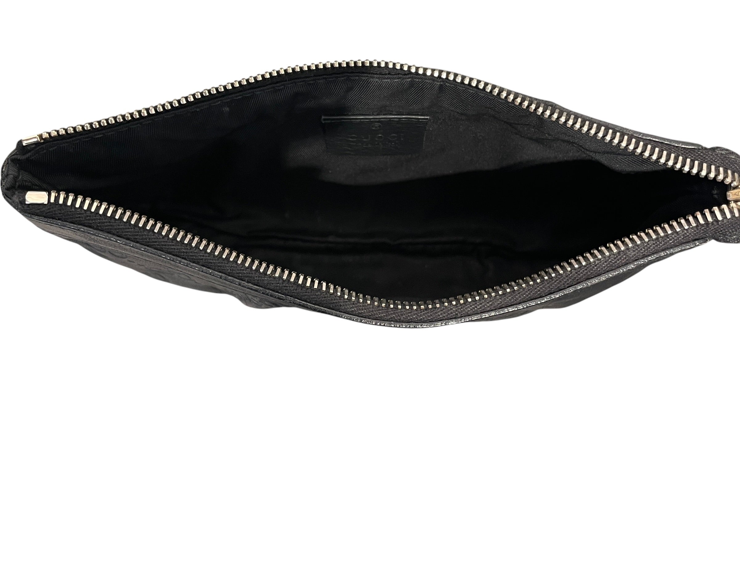 GUCCI/Long Wallet/Monogram/Leather/BLK/GUCCISSIMA WRISTLET view 3