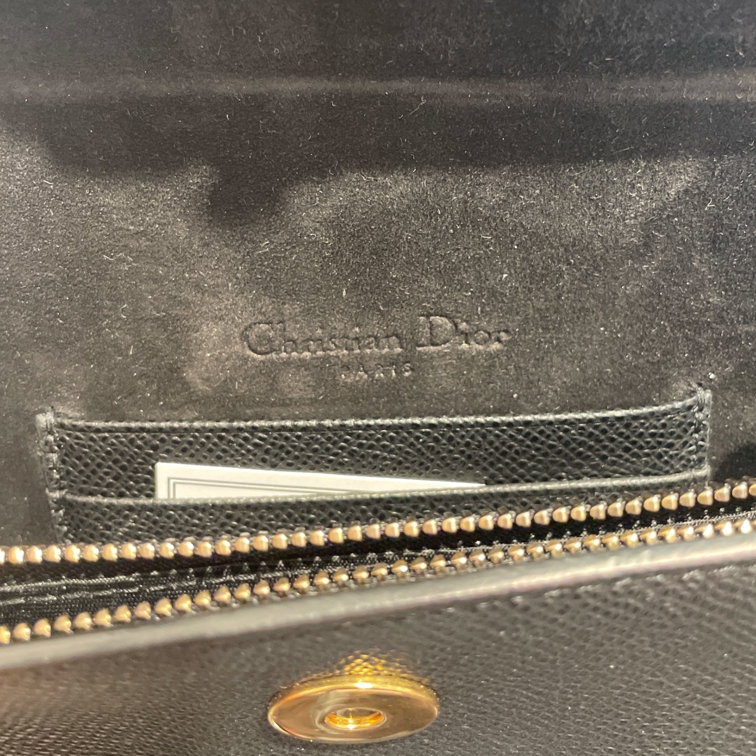 Christian Dior/Cross Body Bag/Leather/BLK/LEATHER SADDLE BELT BAG view 4