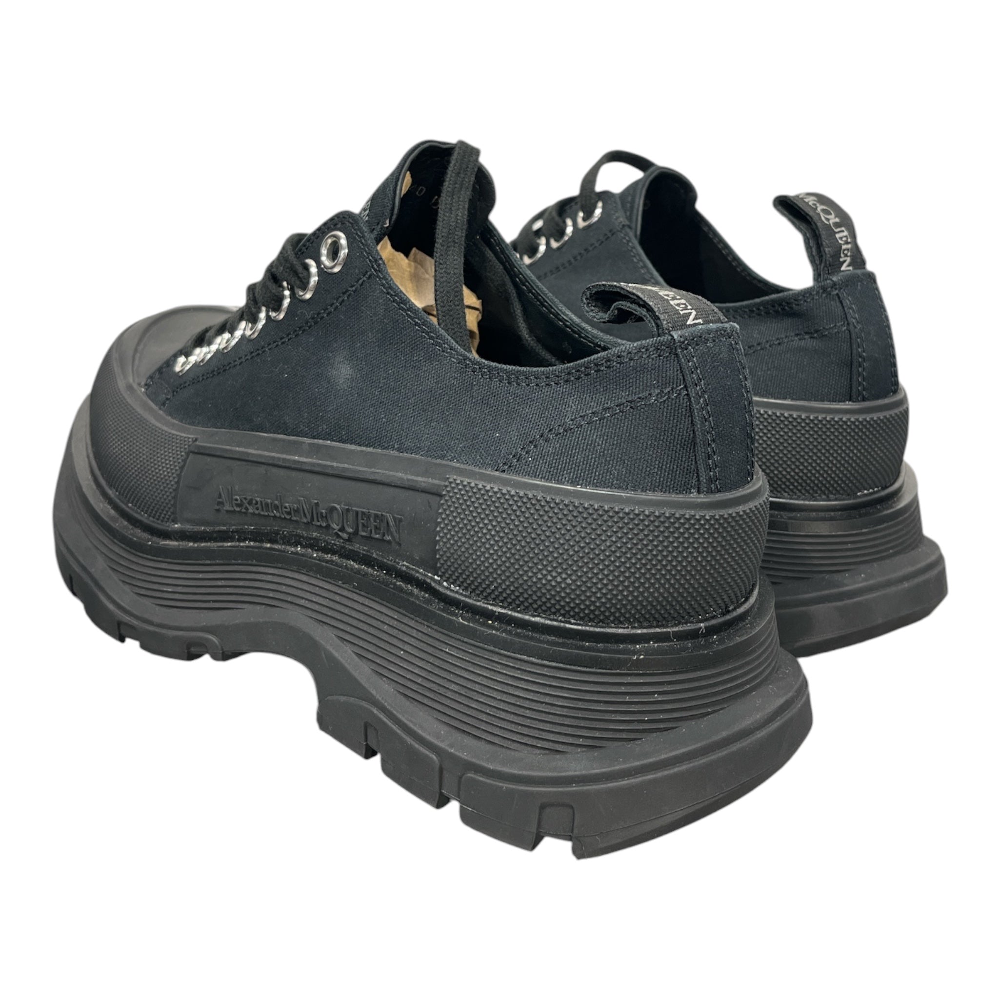 Alexander McQueen/Low-Sneakers/EU 40/BLK/TREAD SLICK view 2