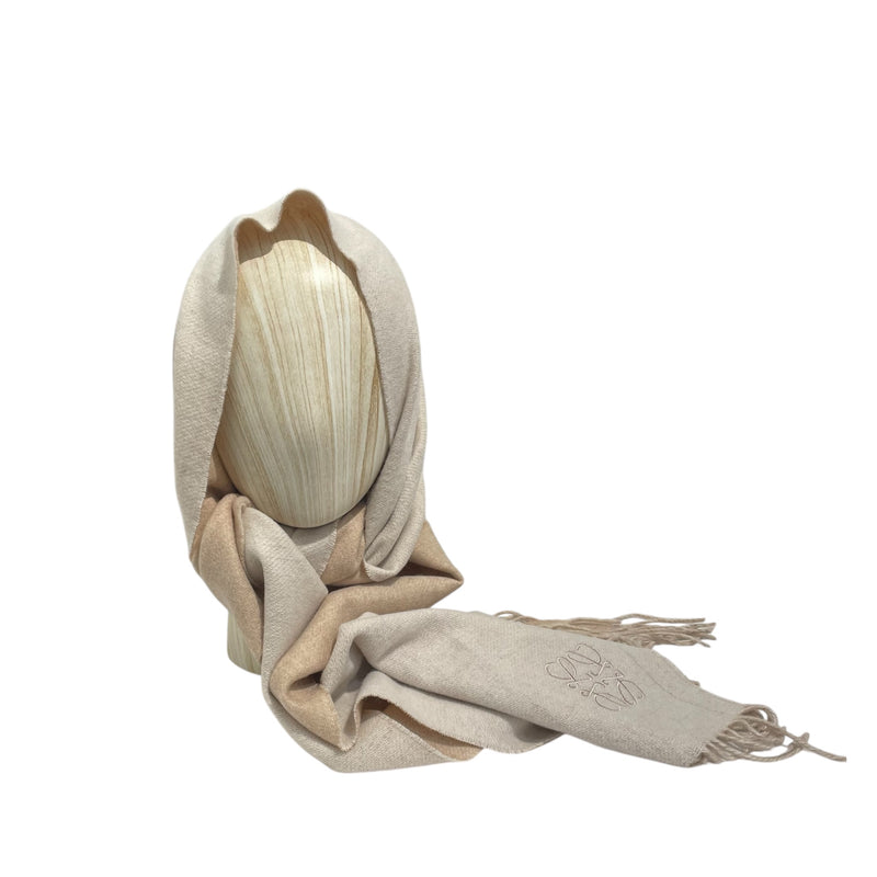 LOEWE/Muffler Scarf/Wool/CRM/