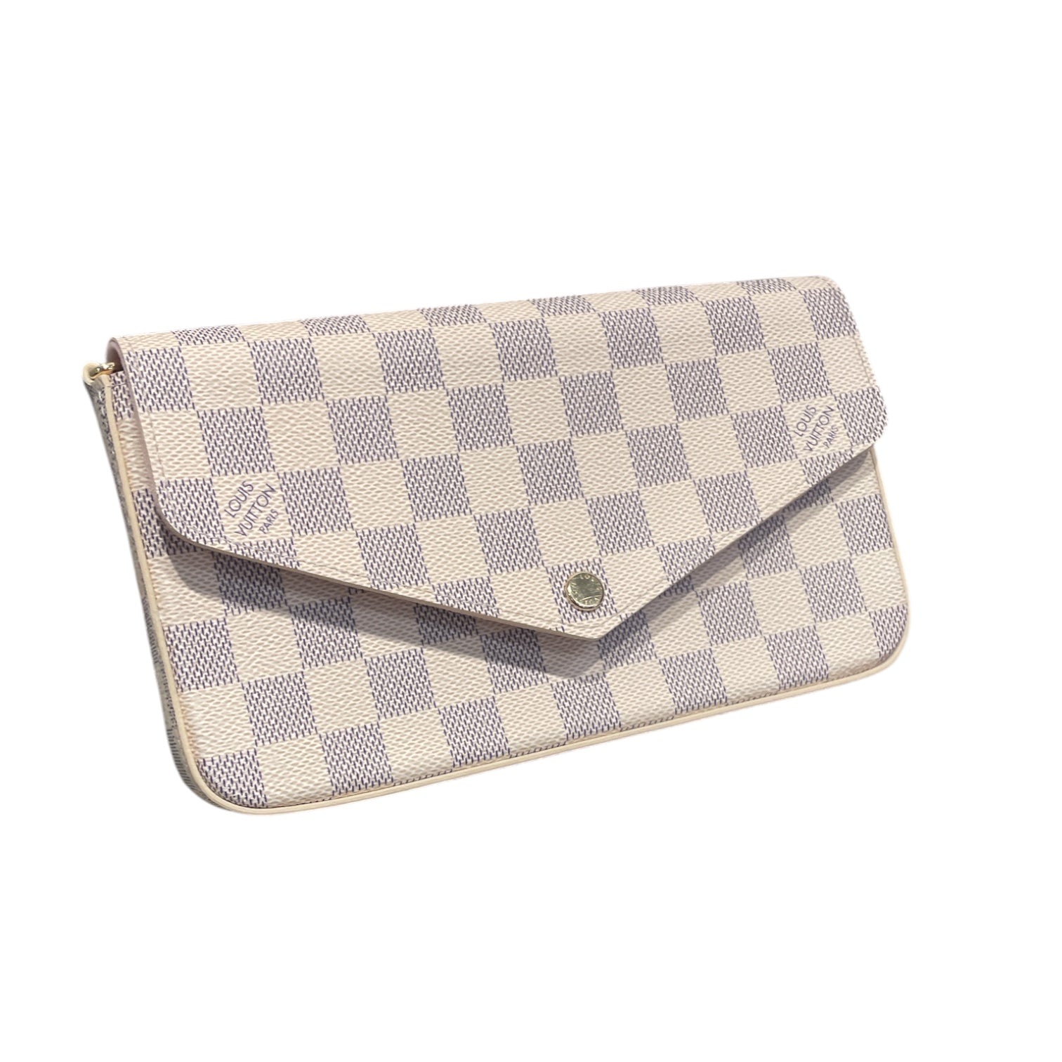 LOUIS VUITTON/Tote Bag/Leather/MLT/Damier Azur Pochette Felicie view 1