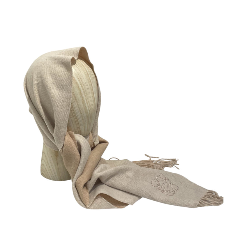 LOEWE/Muffler Scarf/Wool/CRM/