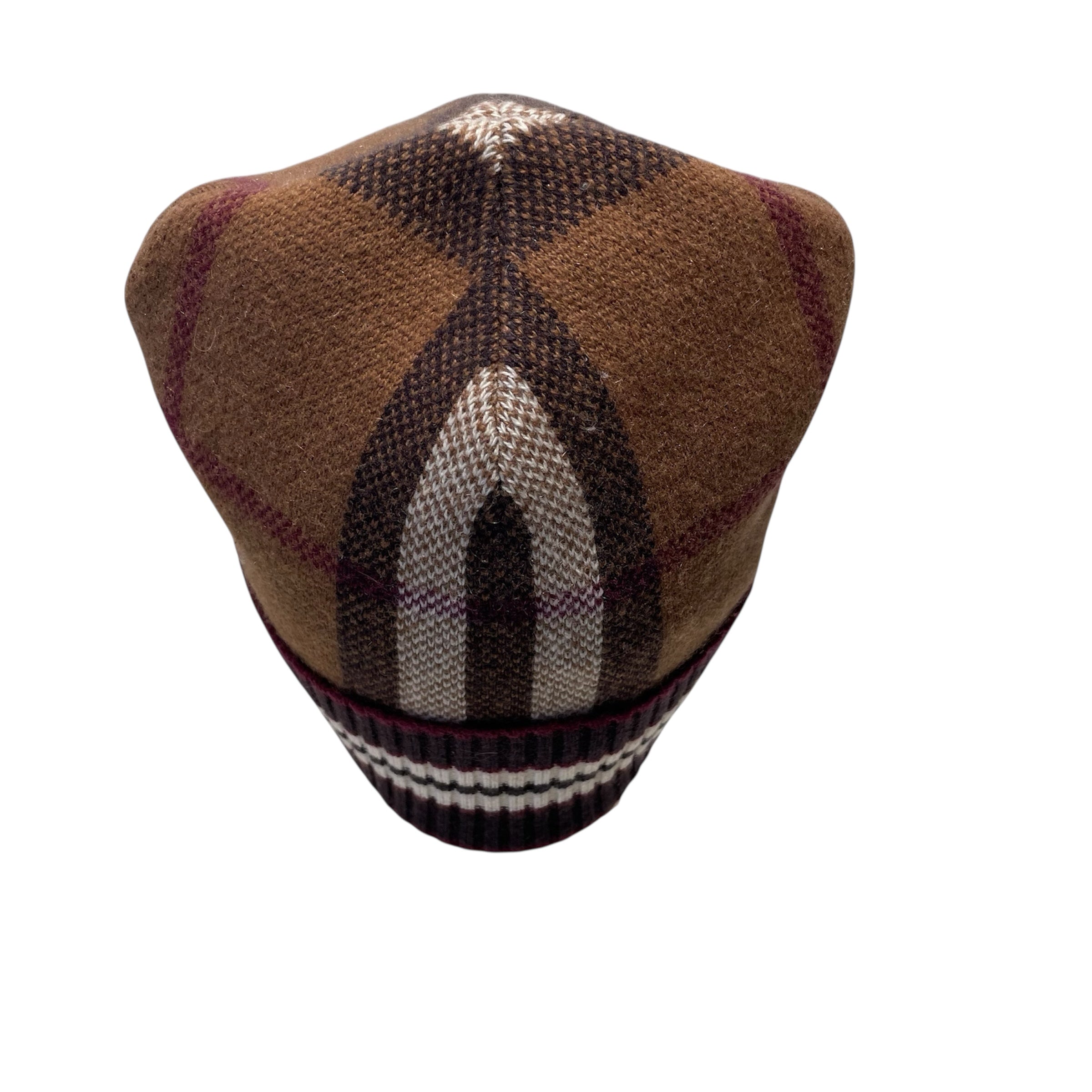 BURBERRY LONDON/Beanie/Hombre Check/Cotton/BRW/Burberry Beanie view 2