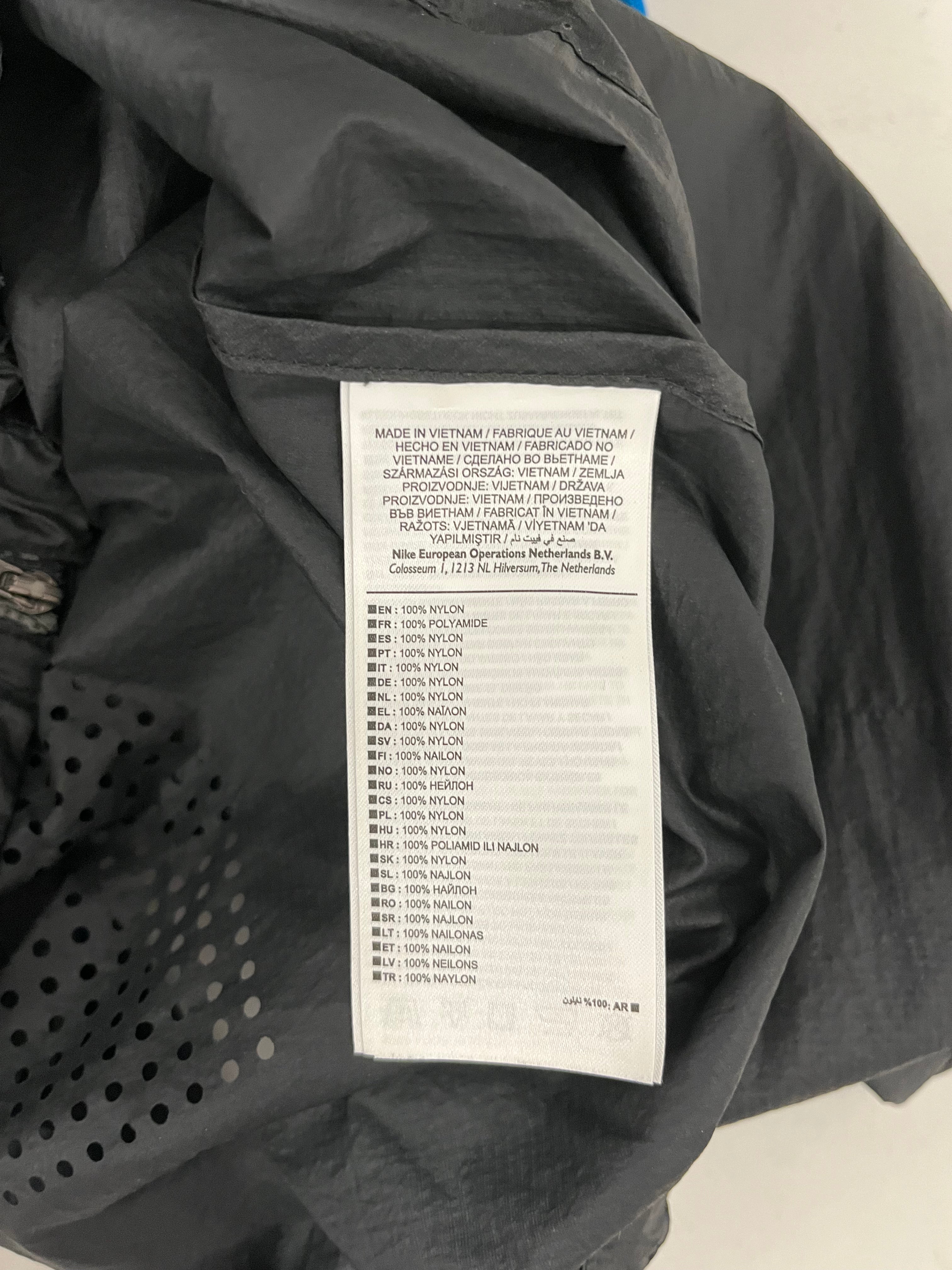 OFF-WHITE/NIKE/Windbreaker/L/Polyester/BLK/2019 NRG WINDBREAKER view 4