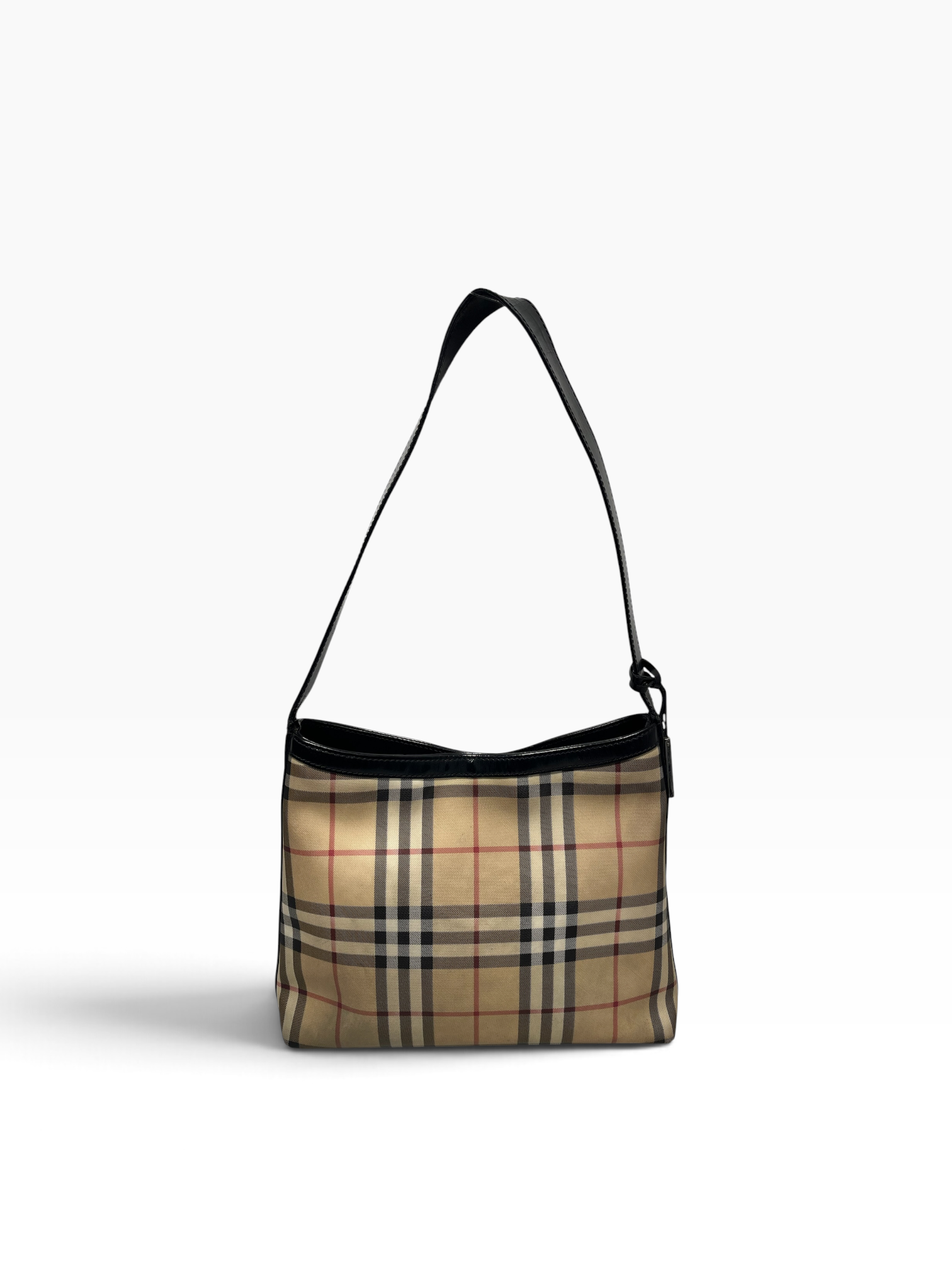 BURBERRY LONDON/Bag/Plaid/BEG/ view 1
