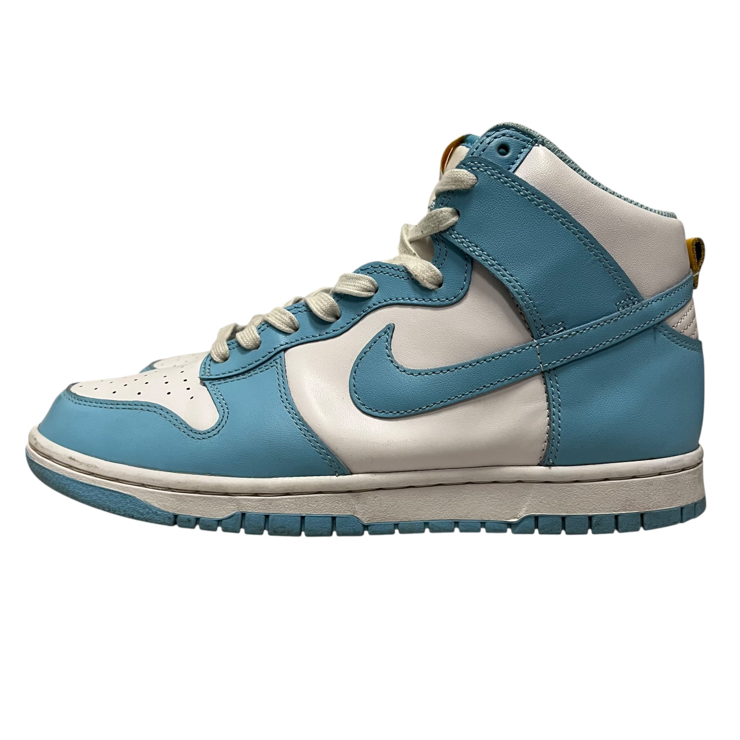 NIKE/Hi-Sneakers/US 8.5/Leather/IDG/blu white hi view 3