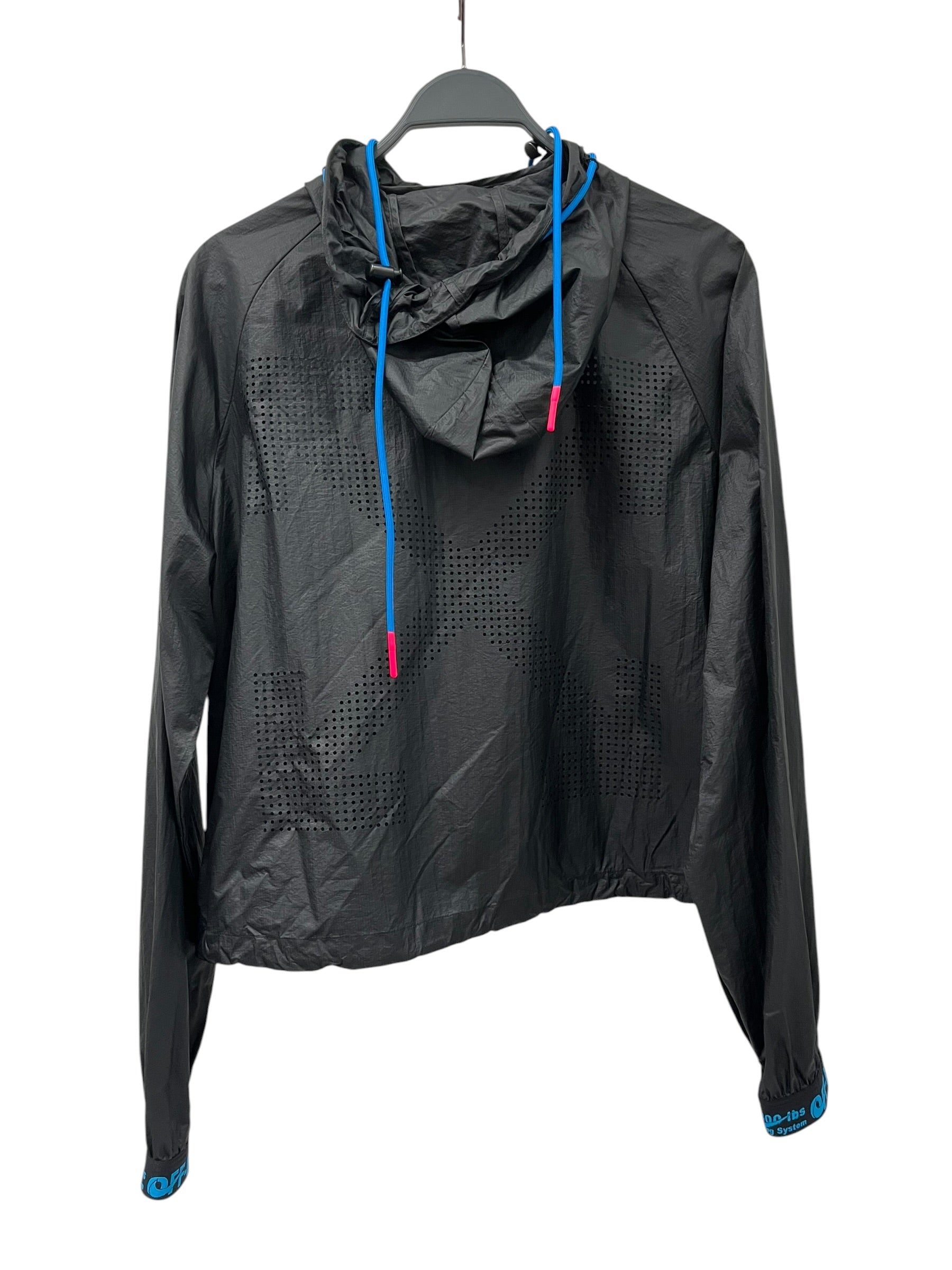 OFF-WHITE/NIKE/Windbreaker/L/Polyester/BLK/2019 NRG WINDBREAKER view 2