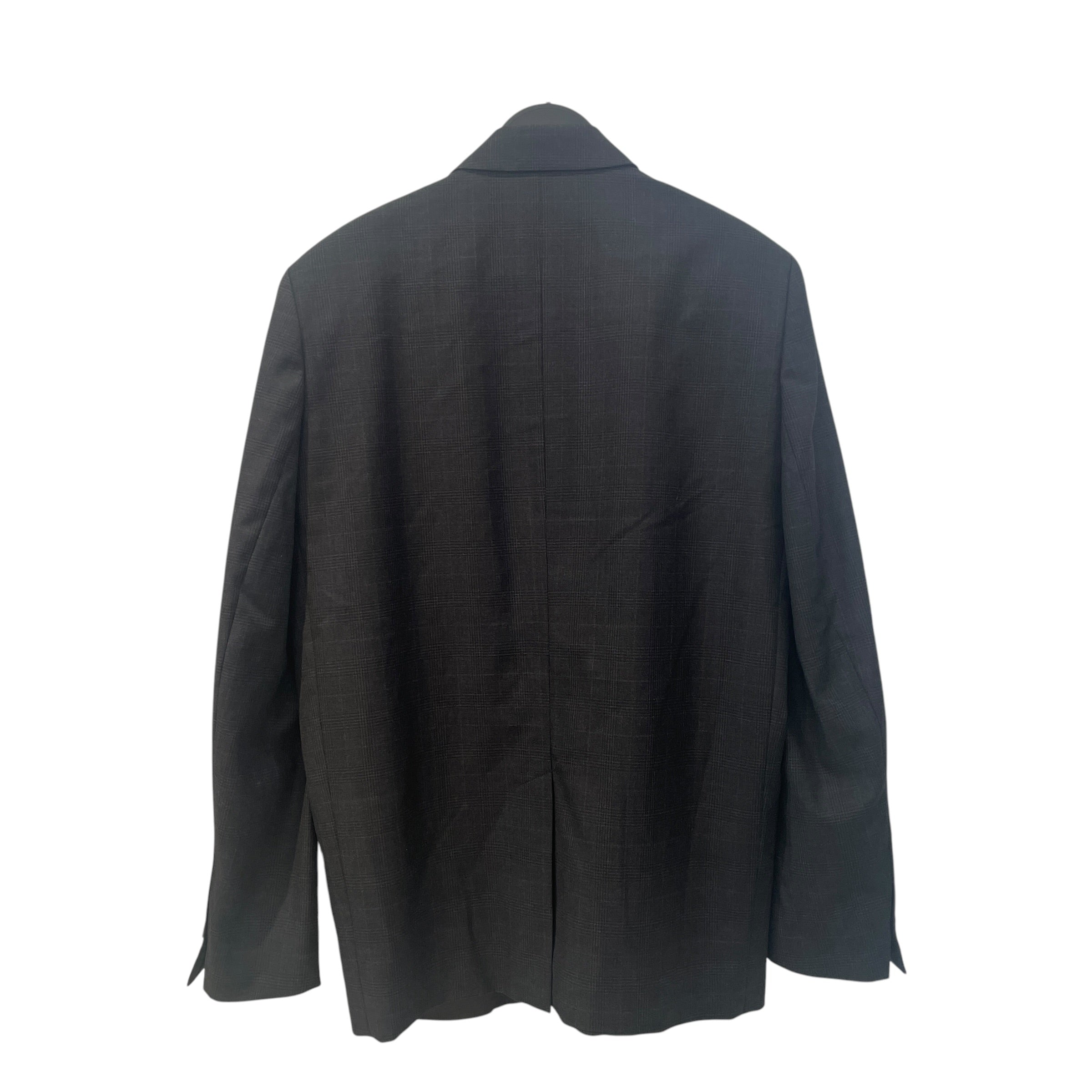ISABEL MARANT ETOILE/Jacket/40/Hombre Check/Wool/GRY/Single Breasted/One Button view 2