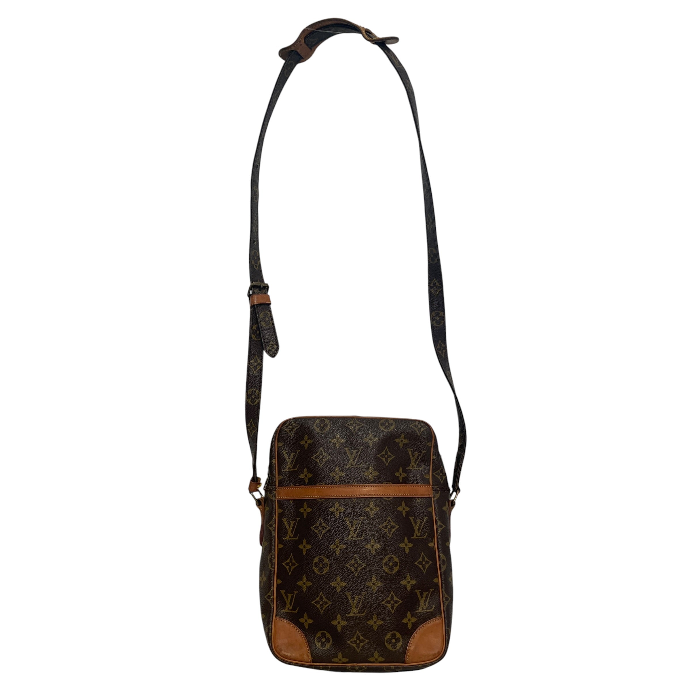 LOUIS VUITTON/Cross Body Bag/Monogram/Leather/BRW/Danube MM view 1
