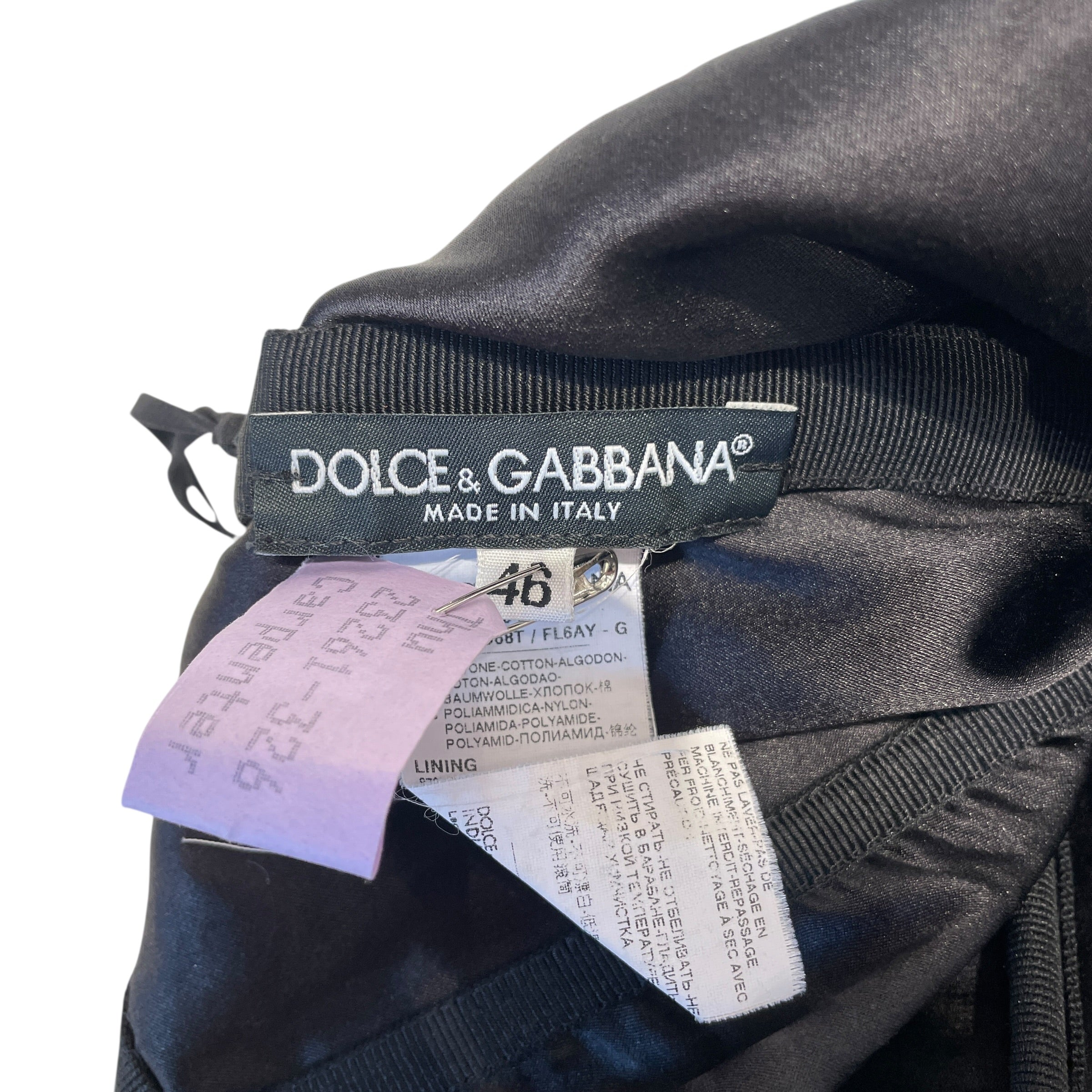 DOLCE&GABBANA/SL Dress/46/Cotton/GRN/LACE view 3